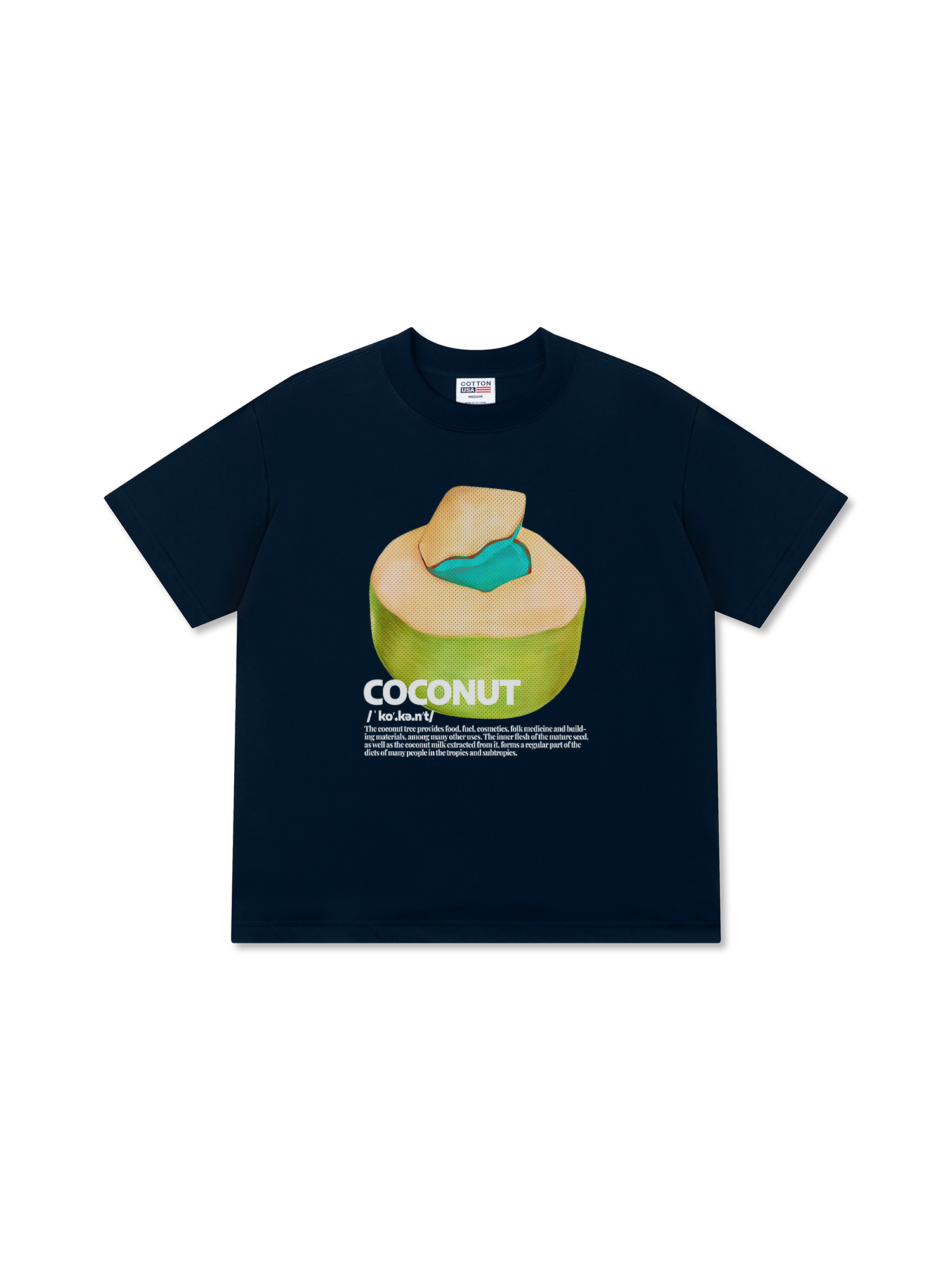 Áo Thun Relaxed Fit Tropical Coconut Retro