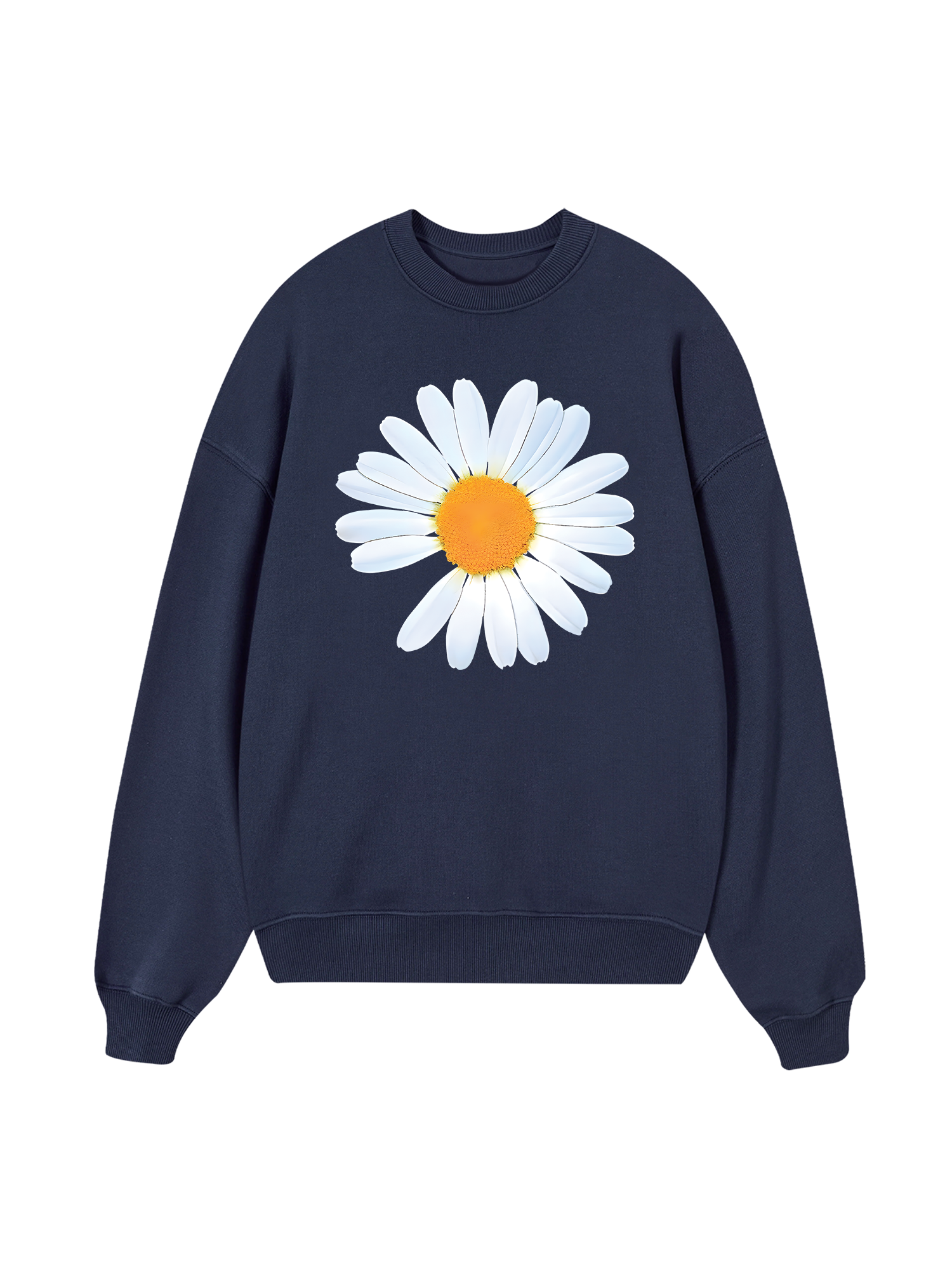 Floral Design For VIP Daisy Flower Sweater