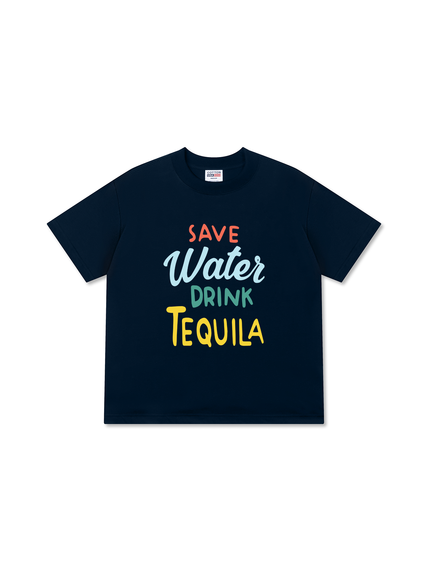 Áo Thun Relaxed Fit Save Water Drink Tequila