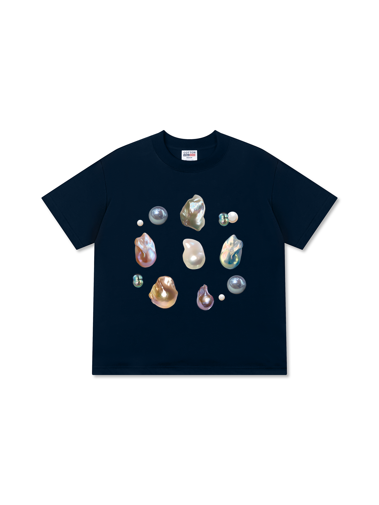 Áo Thun Relaxed Fit Bling Pearl