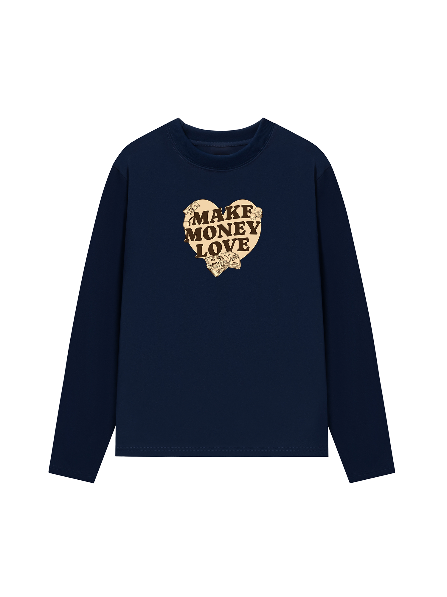Áo Thun Dài Tay Money Make Money Love