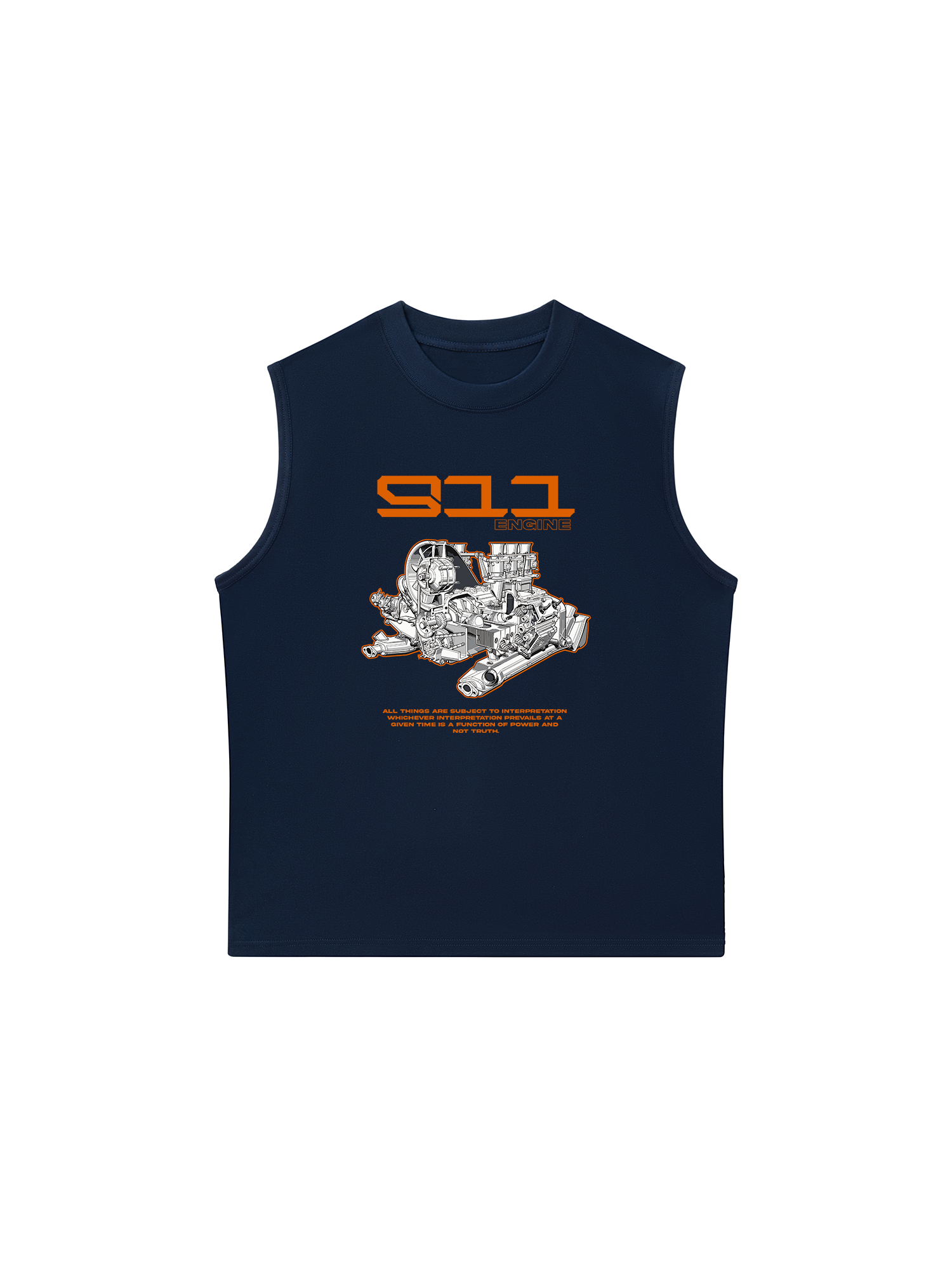 Áo Ba Lỗ Relaxed Fit Porsche 911 Engine