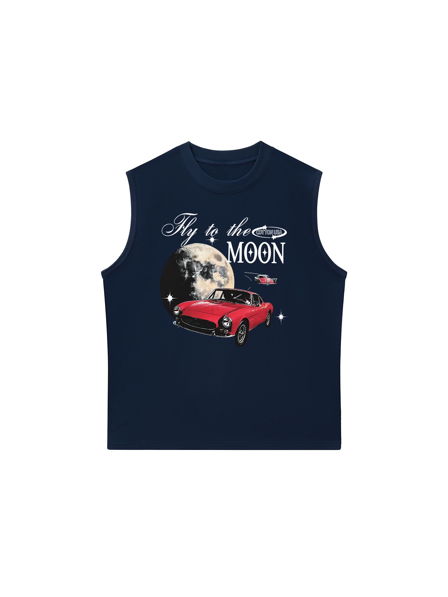 Áo Ba Lỗ Relaxed Fit Porsche Fly To The Moon