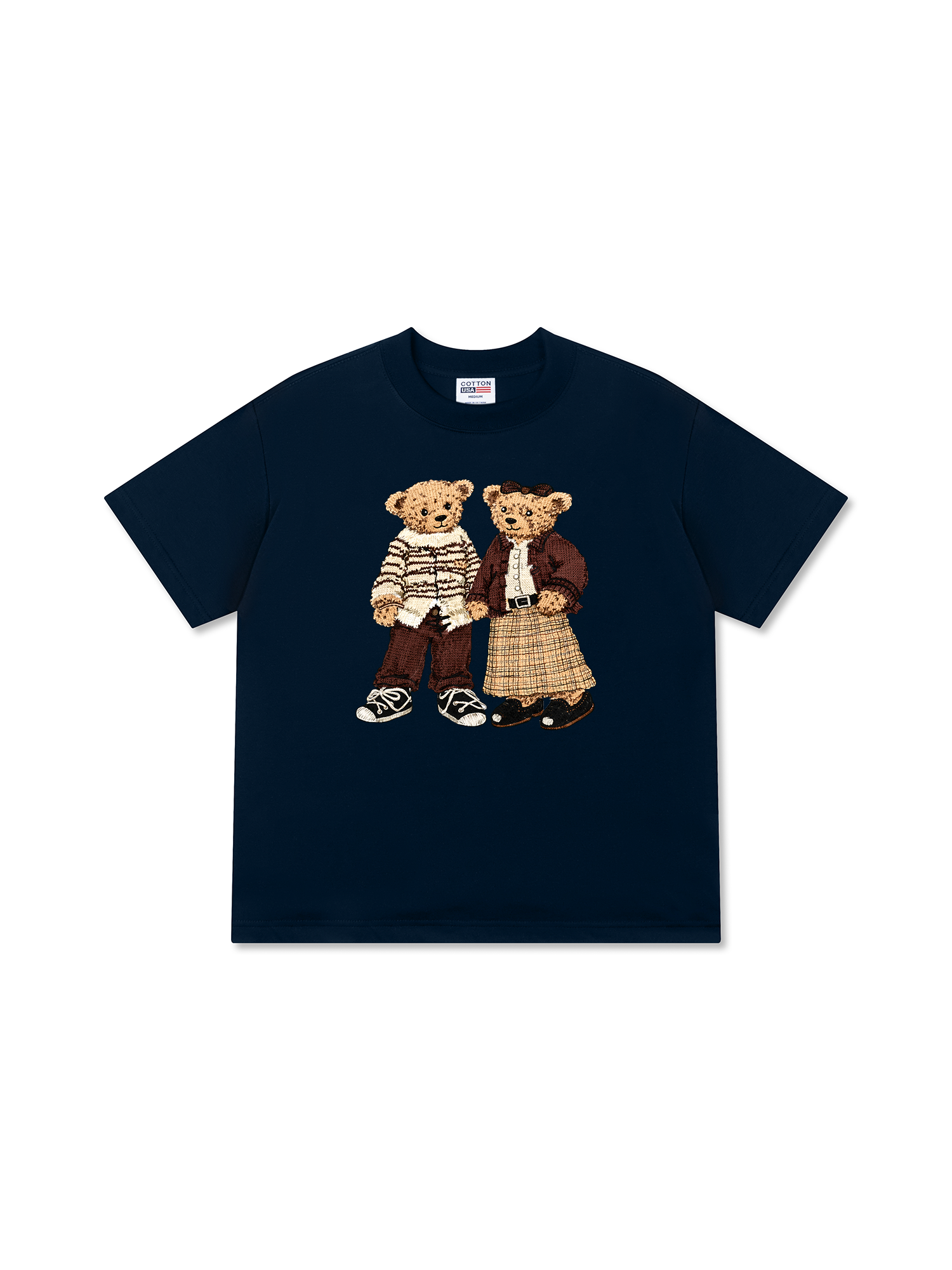 Áo Thun Relaxed Fit Couple Bear