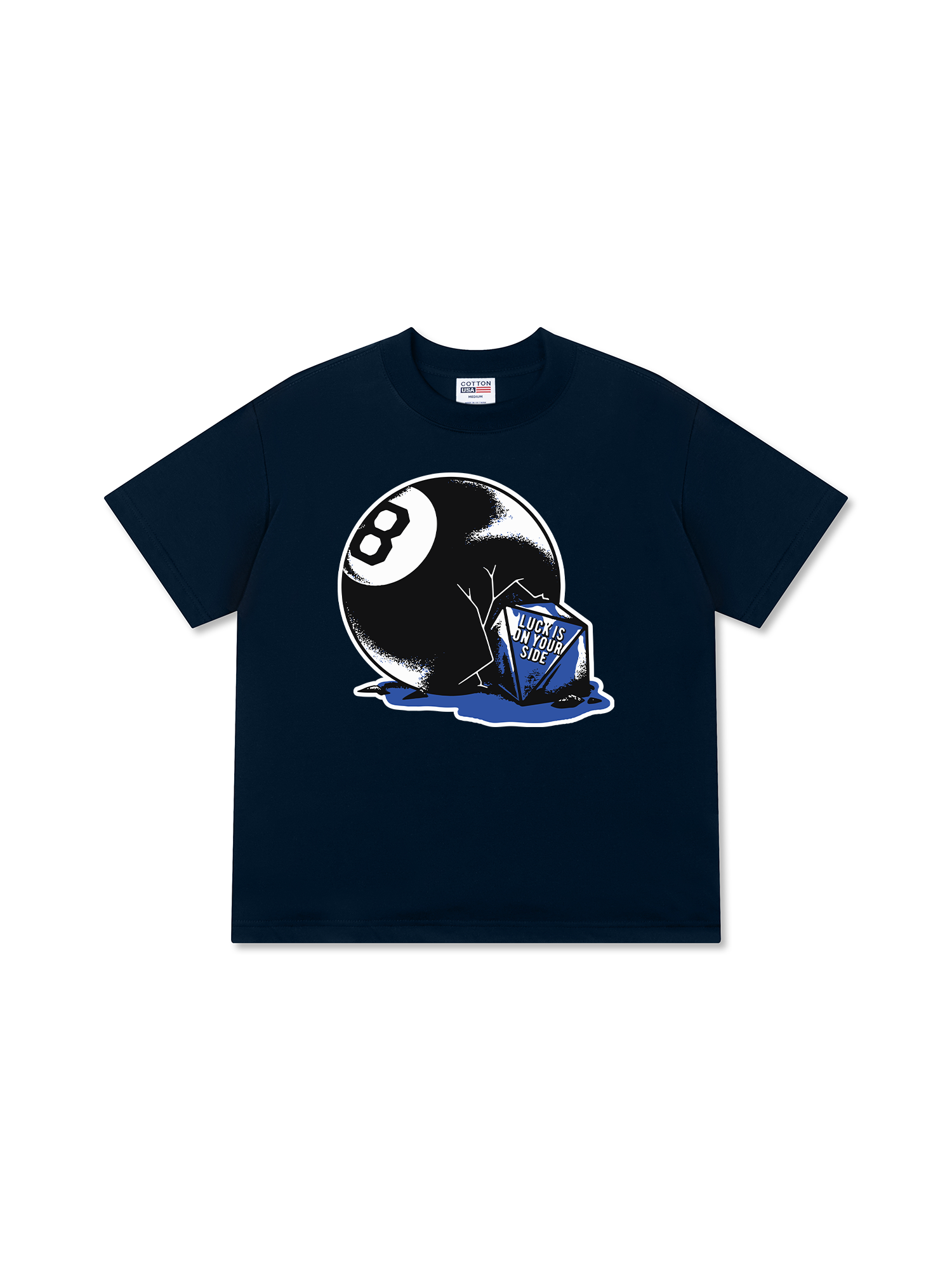 Áo Thun Relaxed Fit Billiards Lucky Is On Your Side