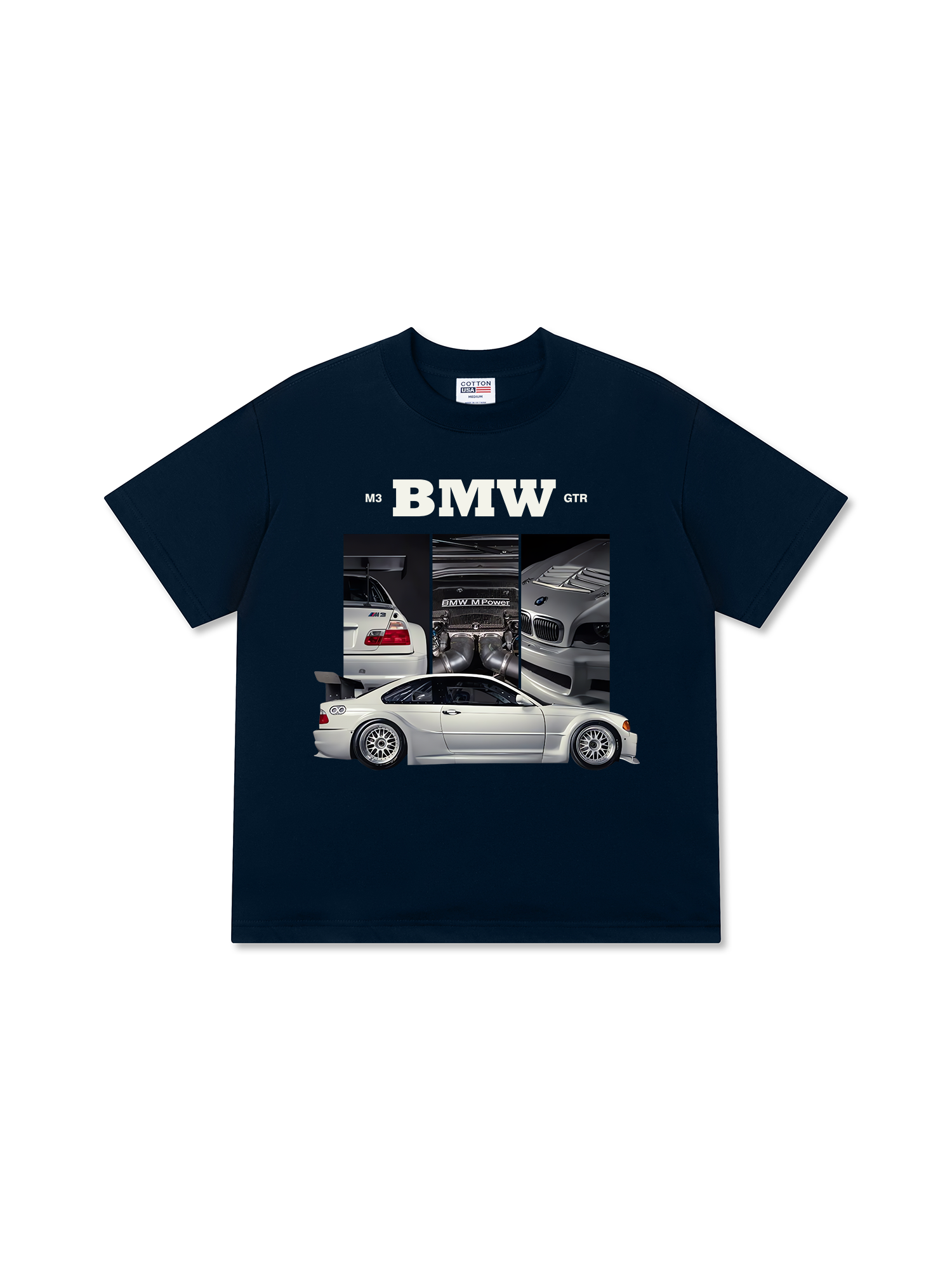 Áo Thun Relaxed Fit BMW M3 GTR Silver