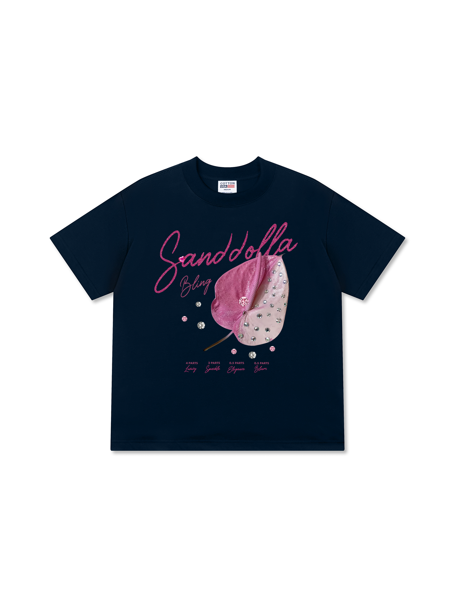 Áo Thun Relaxed Fit Bling Sand Dolla Retro
