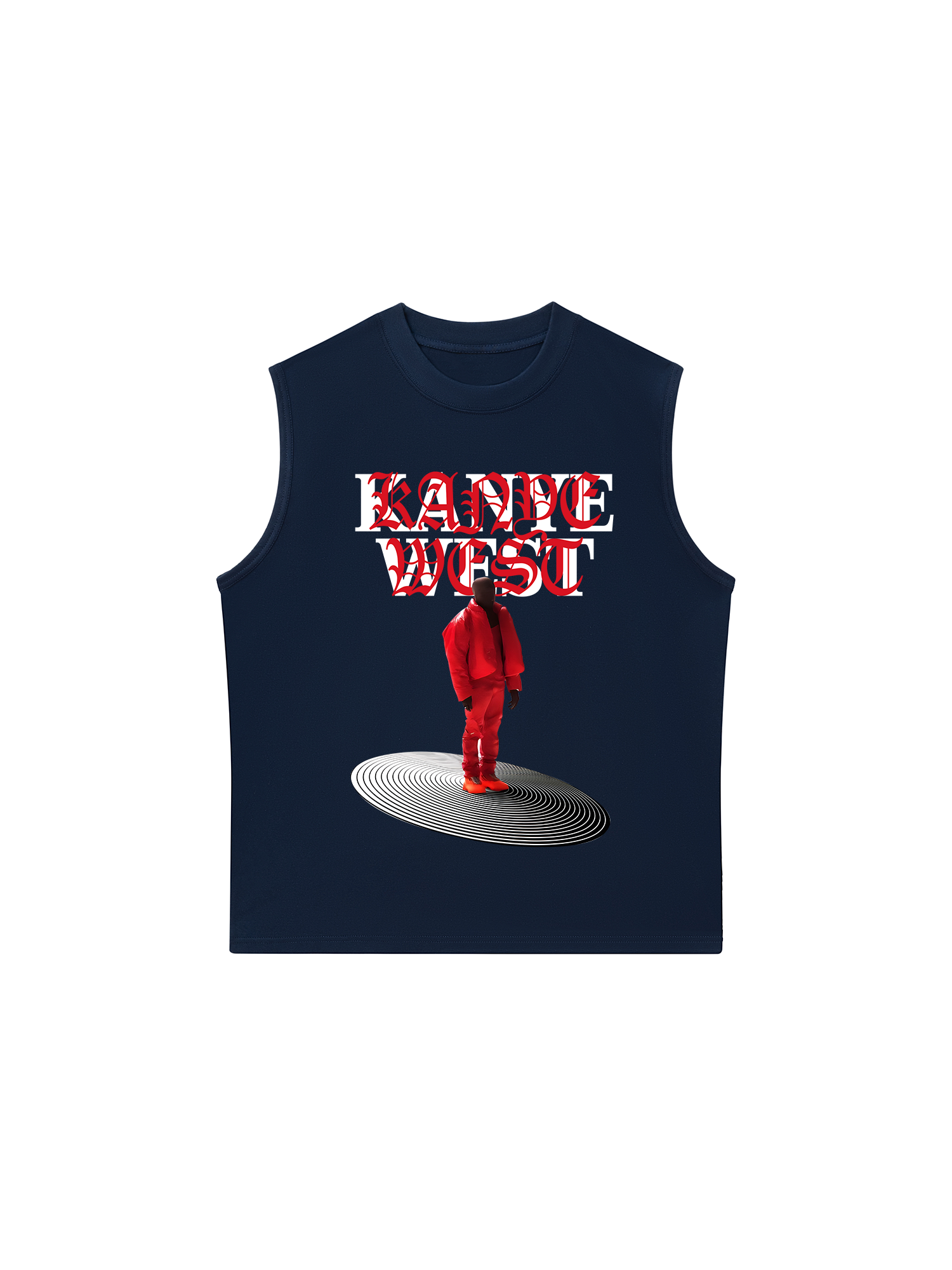 Áo Ba Lỗ Relaxed Fit Rapper Kanye West
