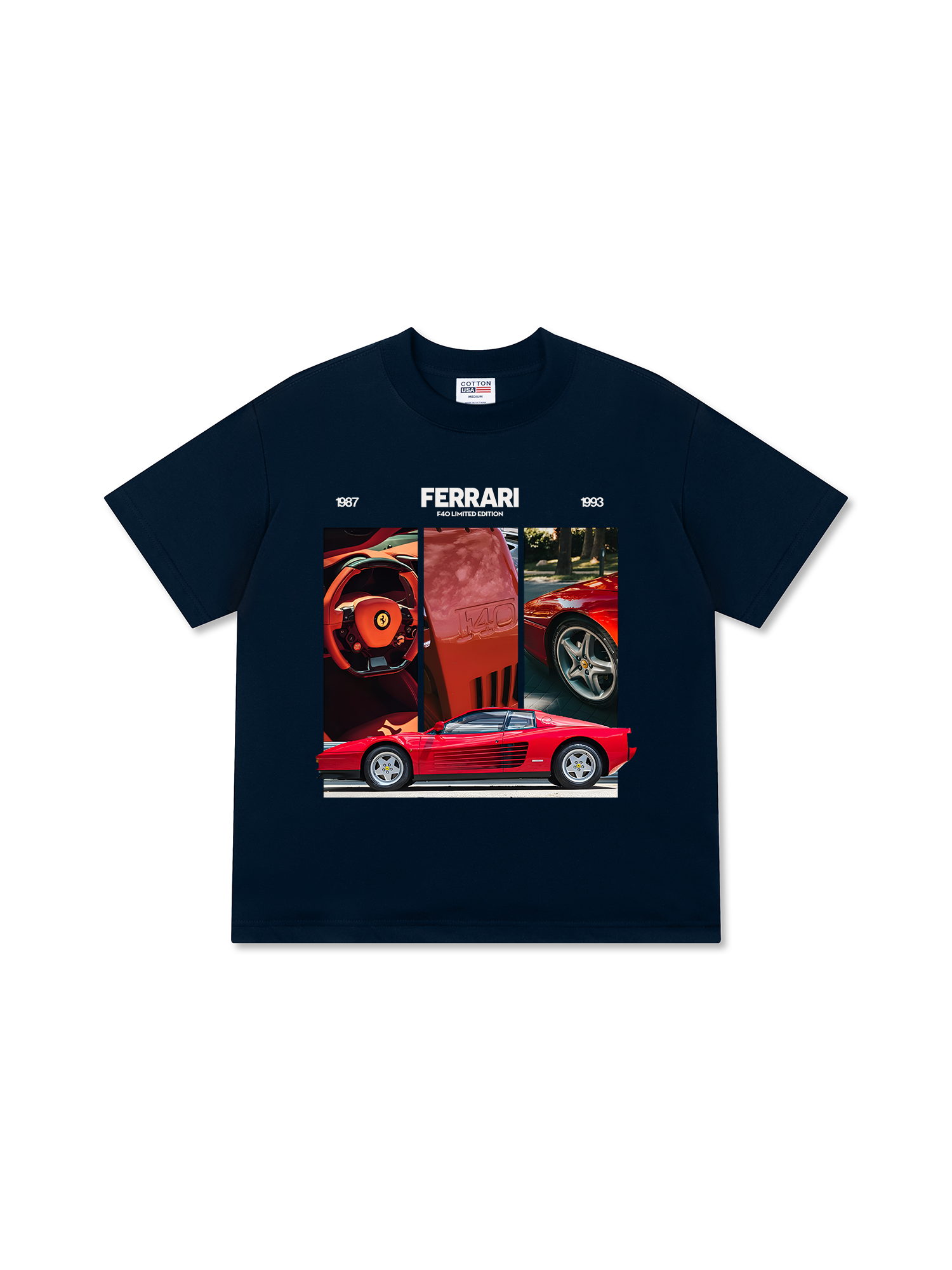 Áo Thun Relaxed Fit Ferrari F40 Limited Edition