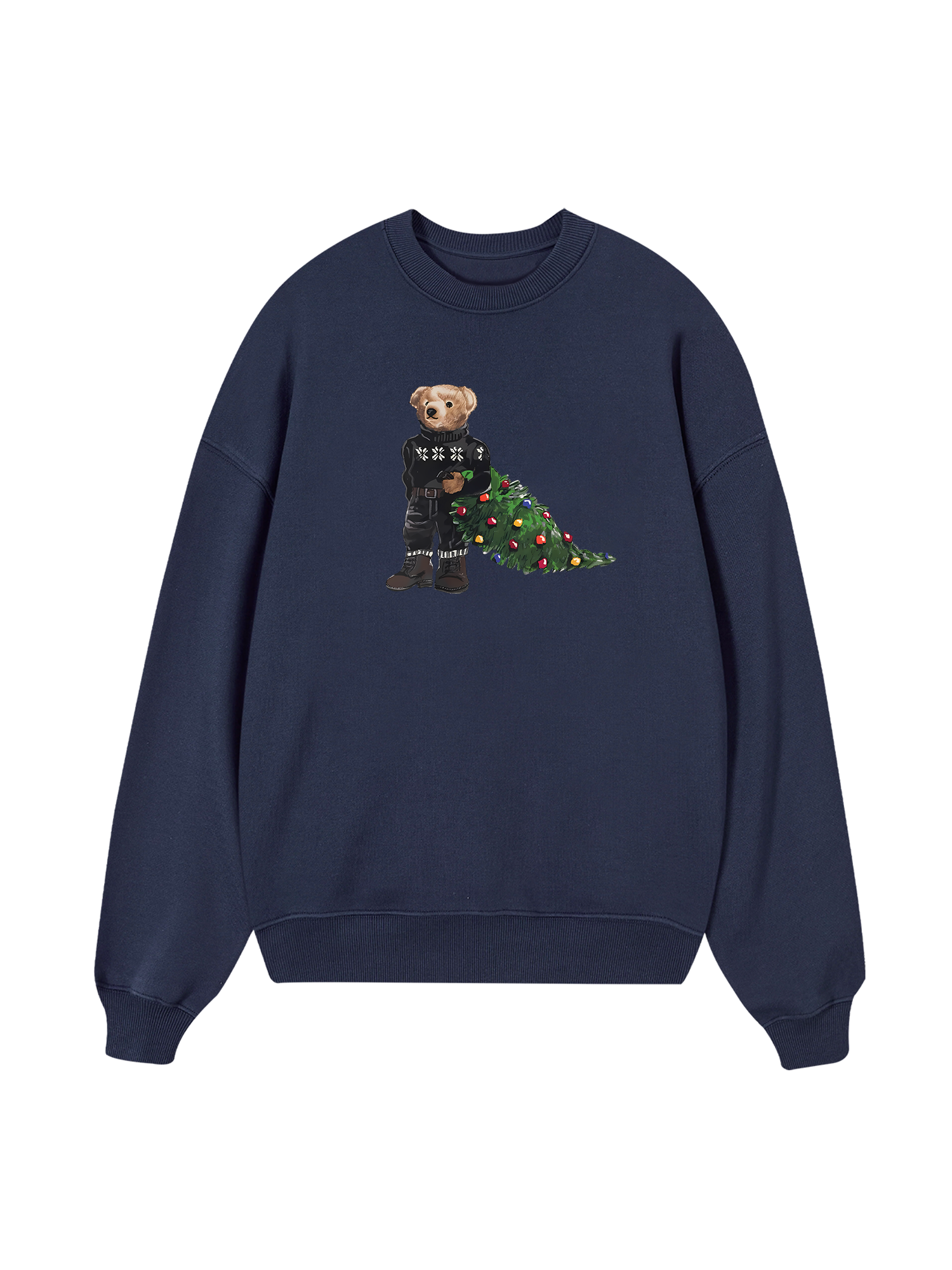 Bear With Xmas Tree Sweater