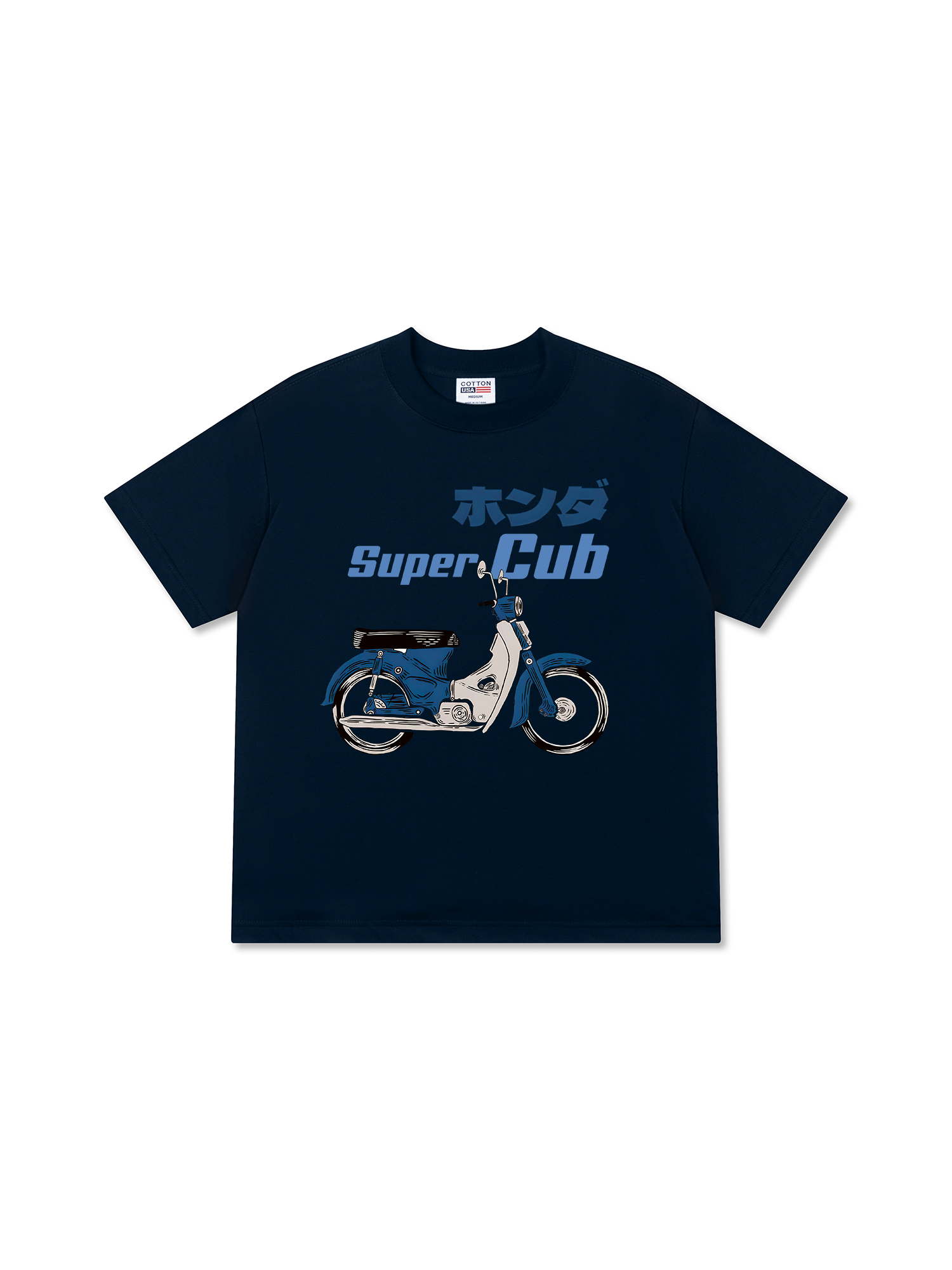 Áo Thun Relaxed Fit Motorbike Super Cub