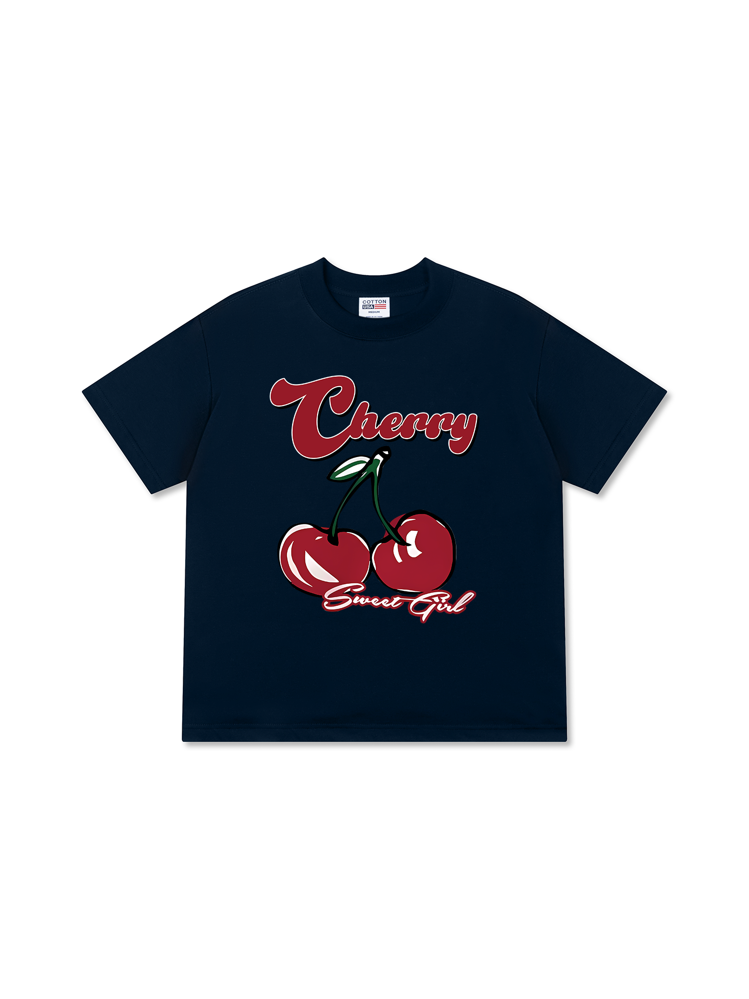 Áo Thun Relaxed Fit Cherry Sweet Girl