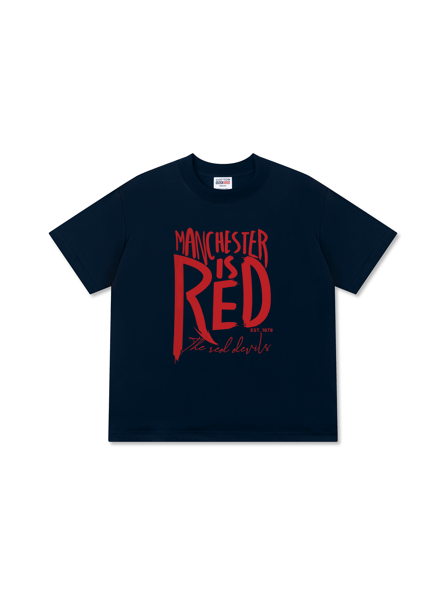 Áo Thun Relaxed Fit Soccer Manchester is Red