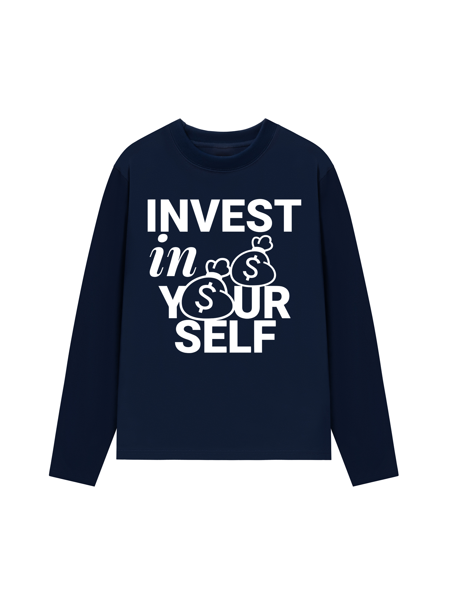Áo Thun Dài Tay Money Invest In Yourself