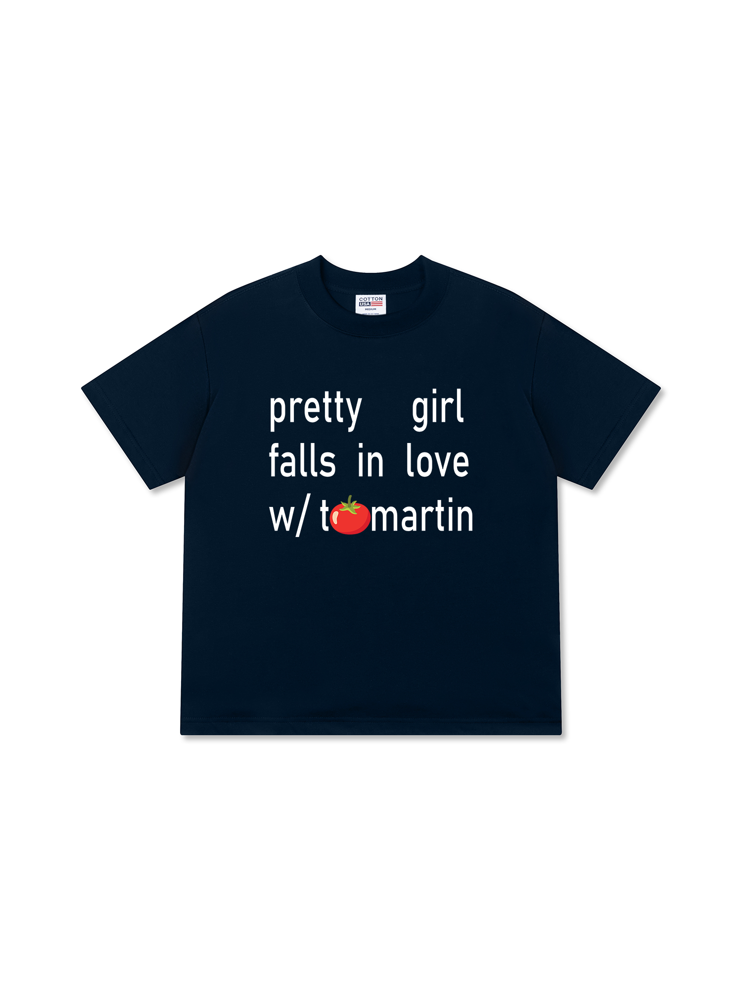 Áo Thun Relaxed Fit Idols Pretty Girl Falls In Love With Tomato Martin