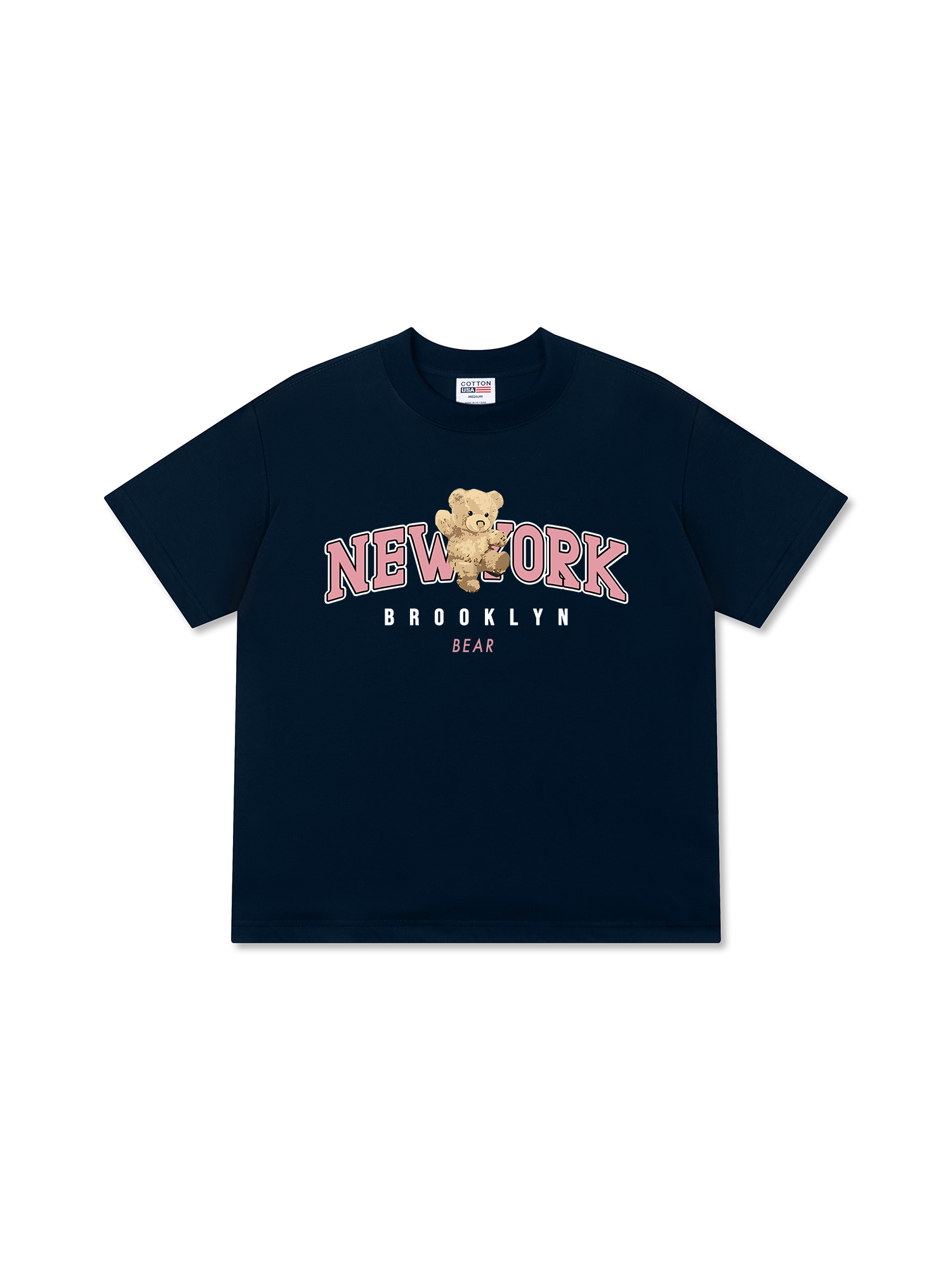 Áo Thun Relaxed Fit Ciry Pink New York Bear