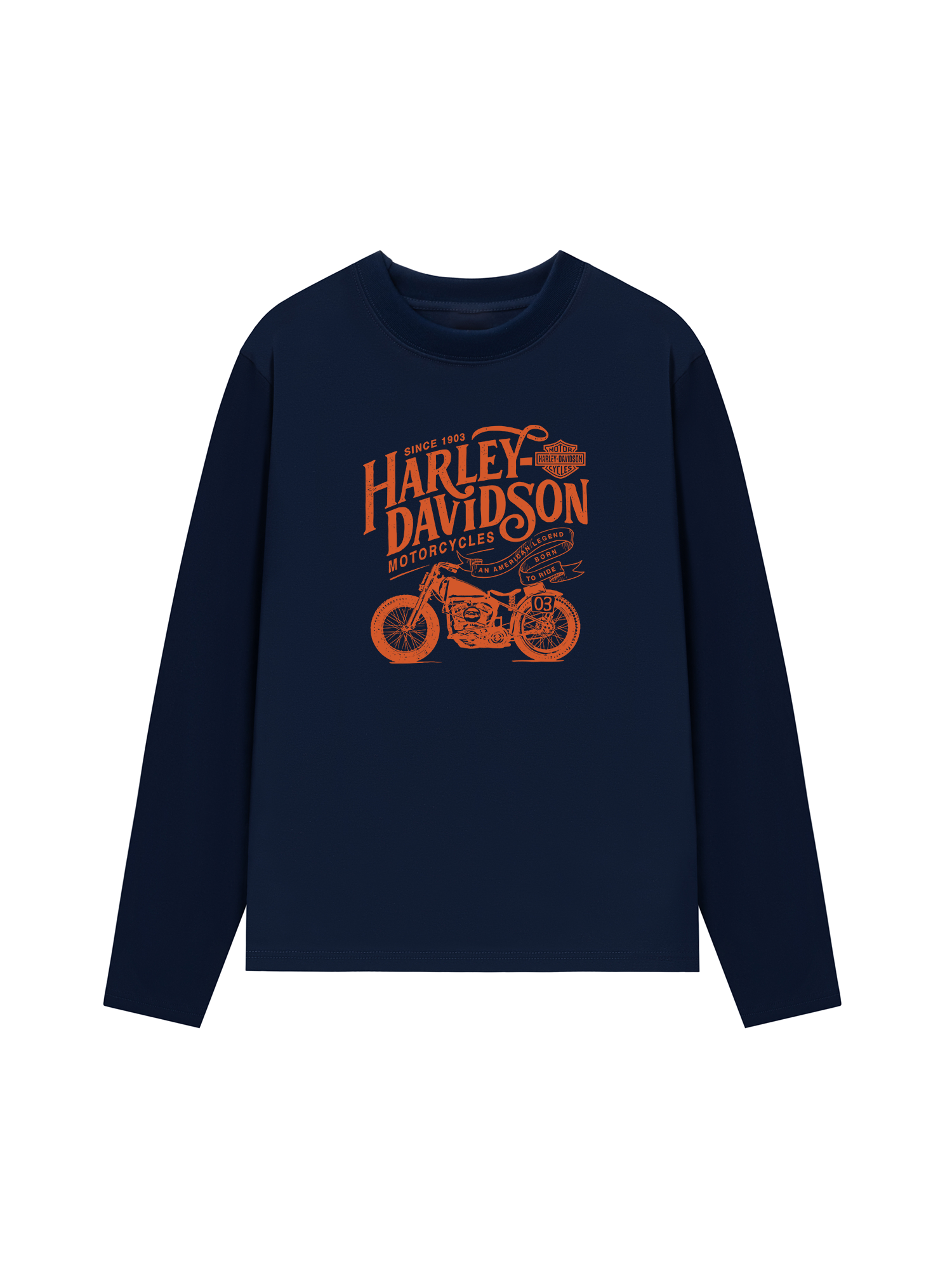 Áo Thun Dài Tay Motorcycles Harley Davidson