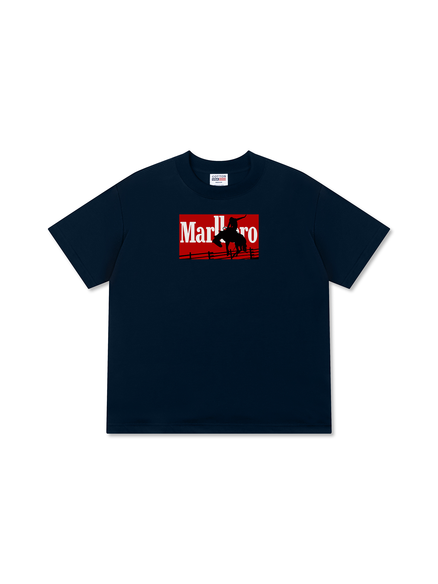 Áo Thun Relaxed Fit Marlboro Vaulting Cowboy