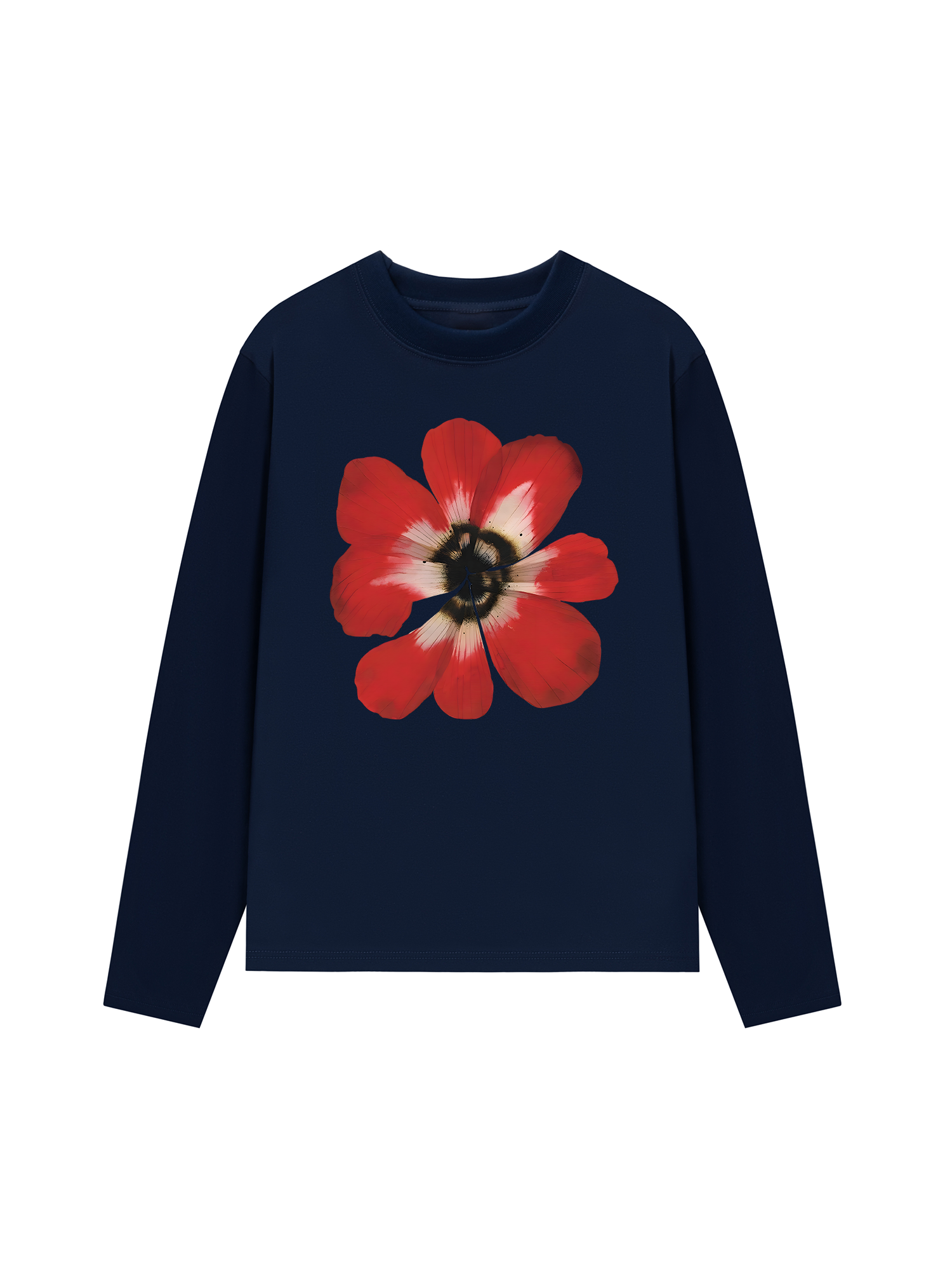 Áo Thun Dài Tay Floral Red Flower