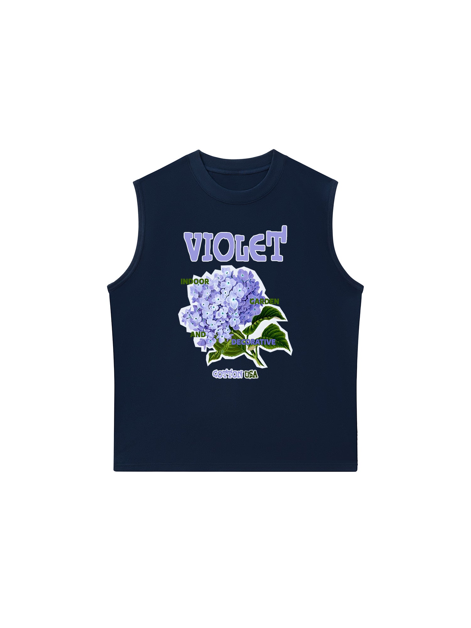 Áo Ba Lỗ Relaxed Fit Floral Indoor Violet