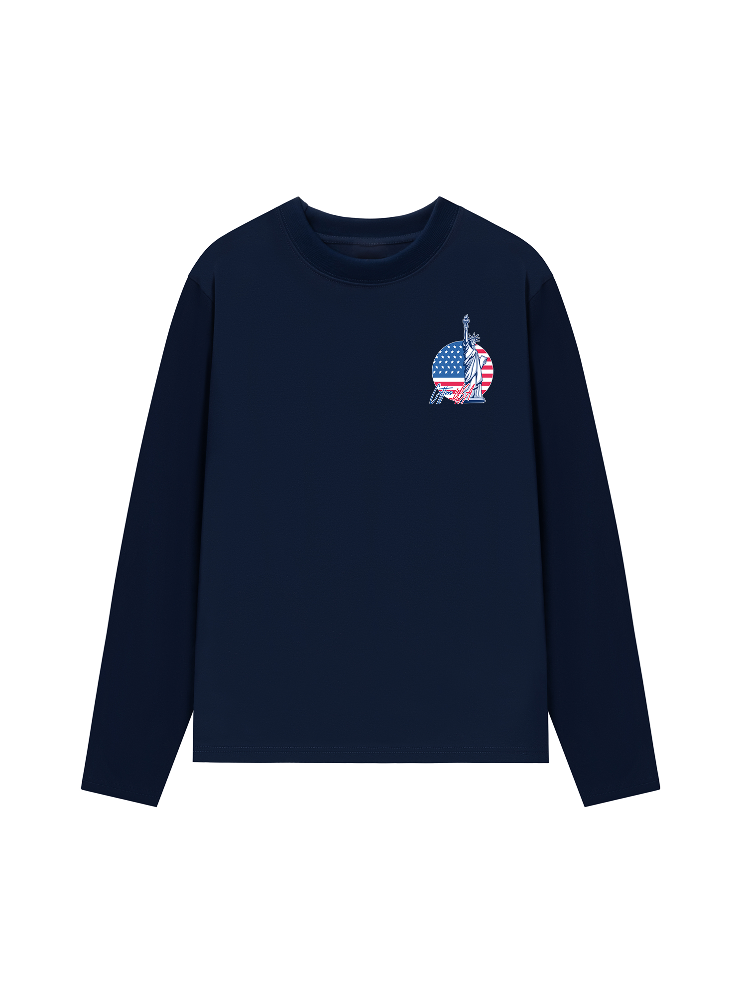 Áo Thun Dài Tay USA Statue Of Liberty