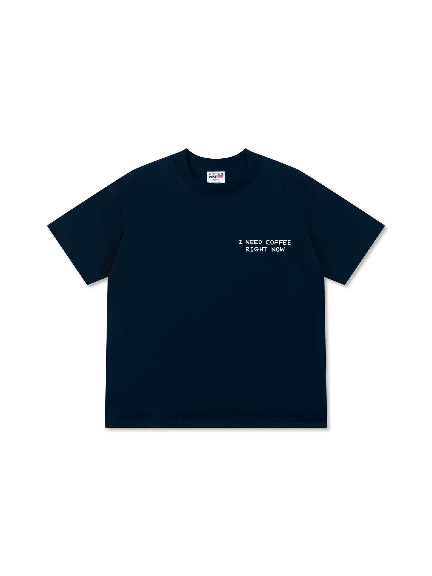 Áo Thun Relaxed Fit Daily Cup I Need Coffee Right Now