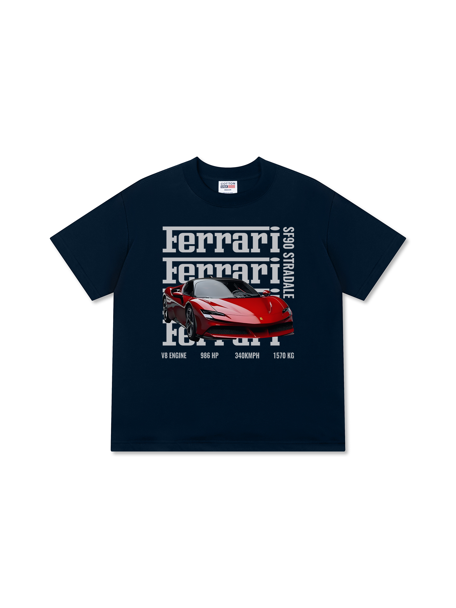 Áo Thun Relaxed Fit Ferrari SF90 Stradale