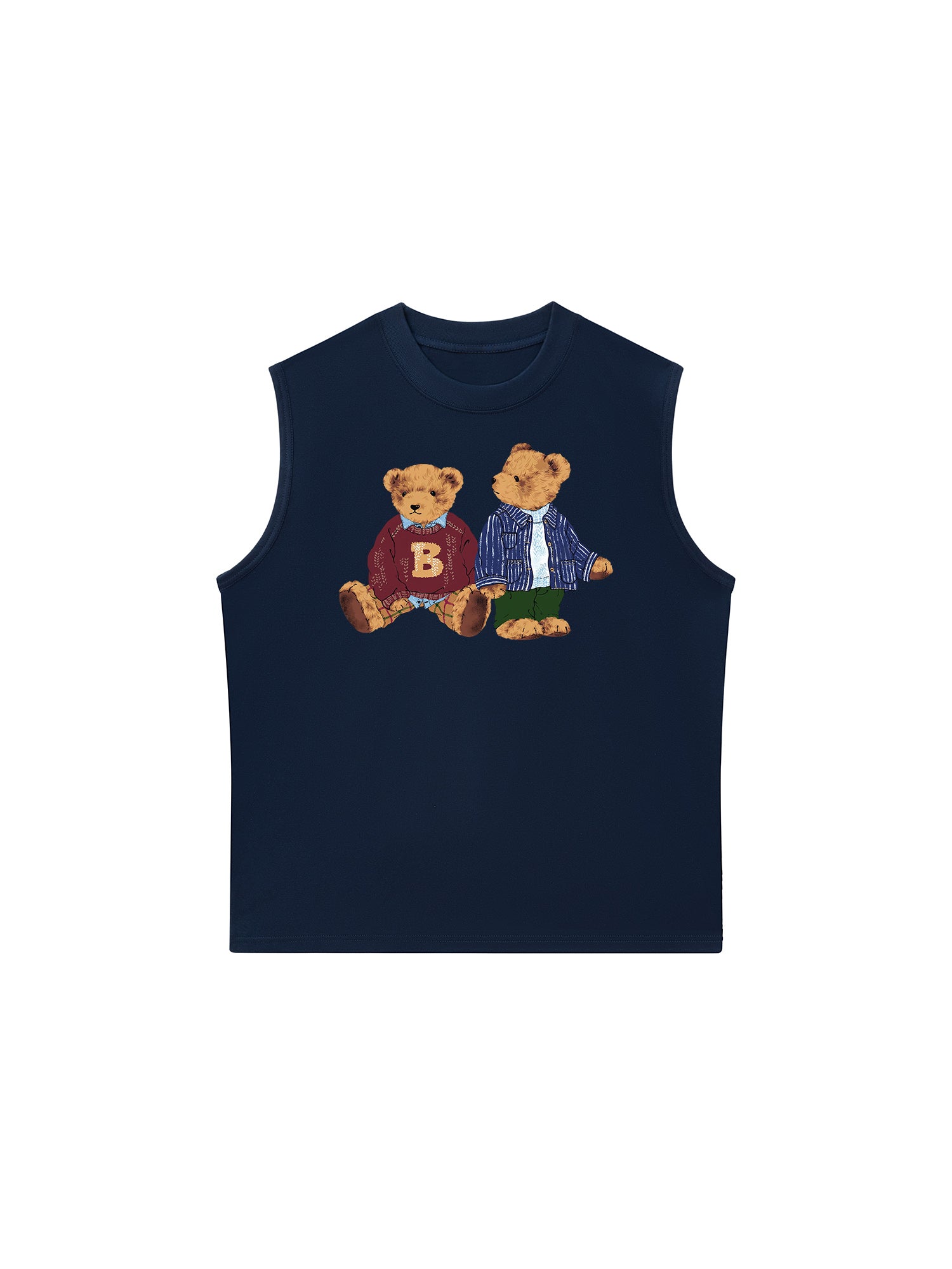 Áo Ba Lỗ Relaxed Fit Brown Bear