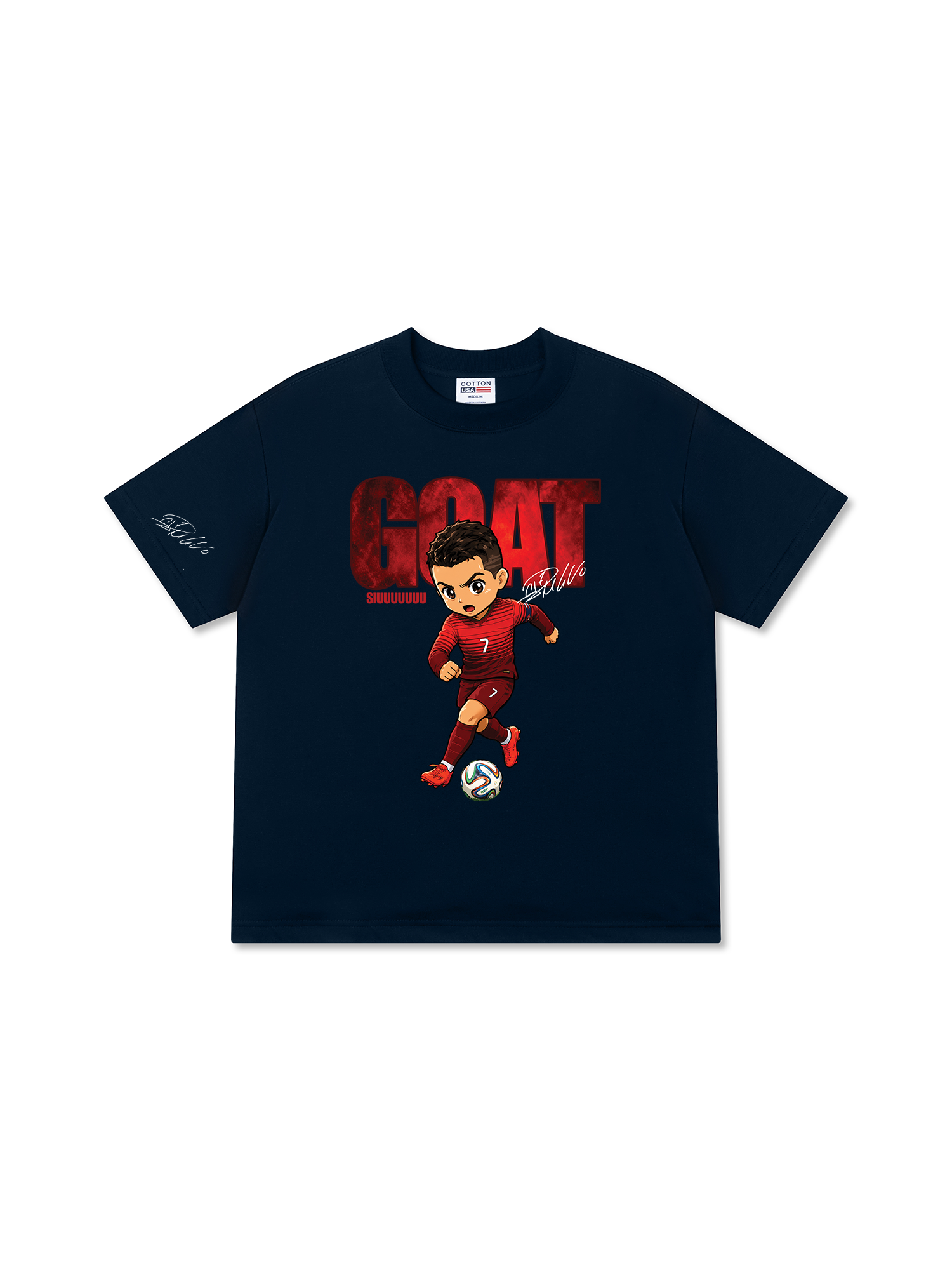 Áo Thun Relaxed Fit Goat SIUUUUU