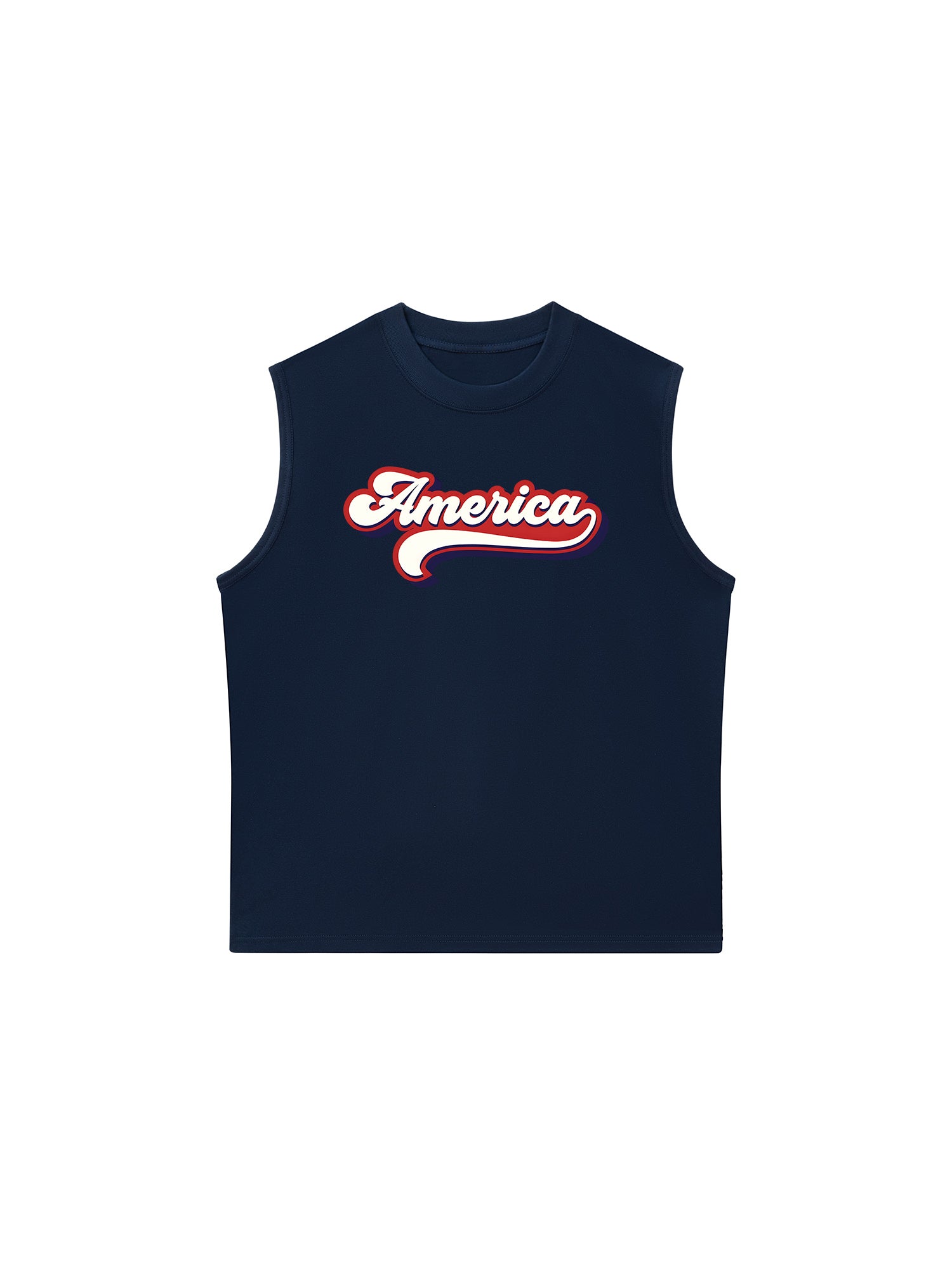 Áo Ba Lỗ Relaxed Fit USA Vintage America