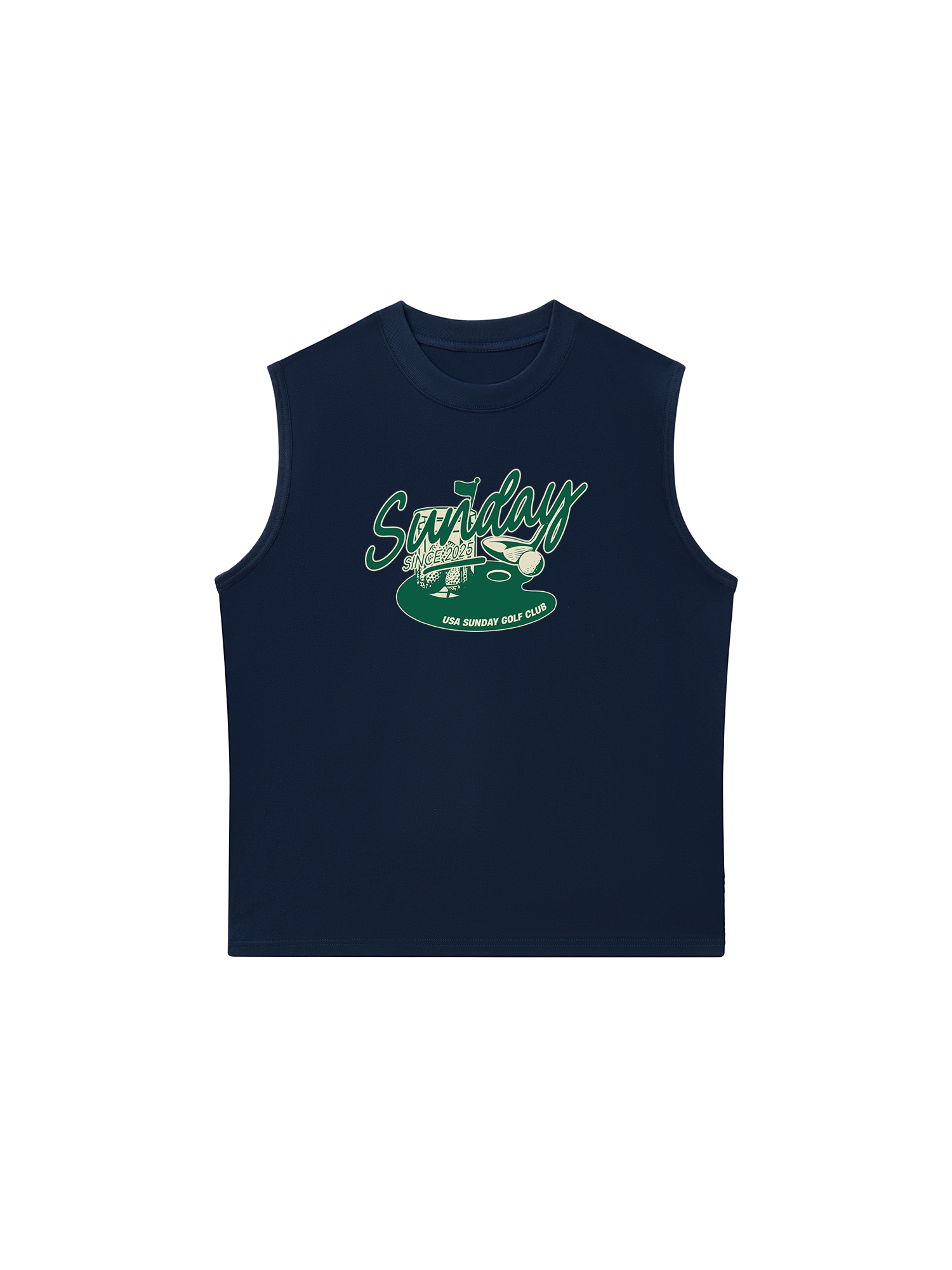Áo Ba Lỗ Relaxed Fit Golf USA Sunday Club