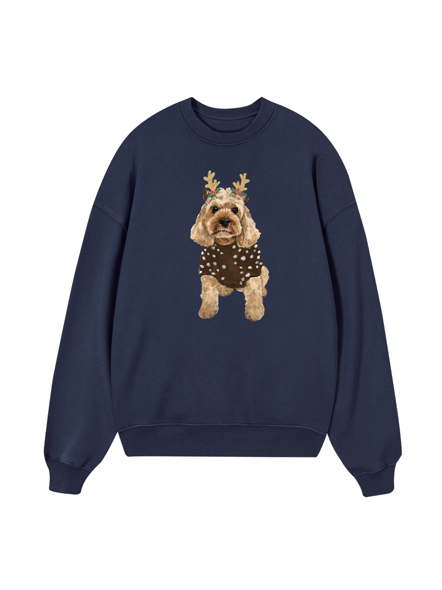 Holiday Poodle Christmas Sweater