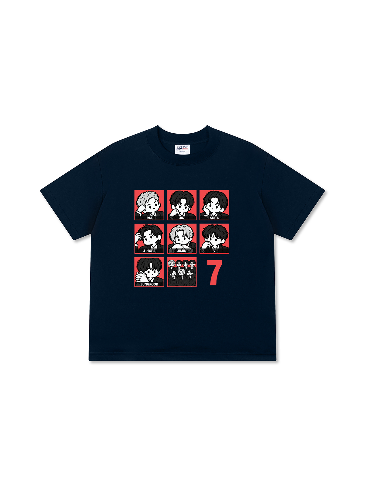 Áo Thun Relaxed Fit Bangtan Boys