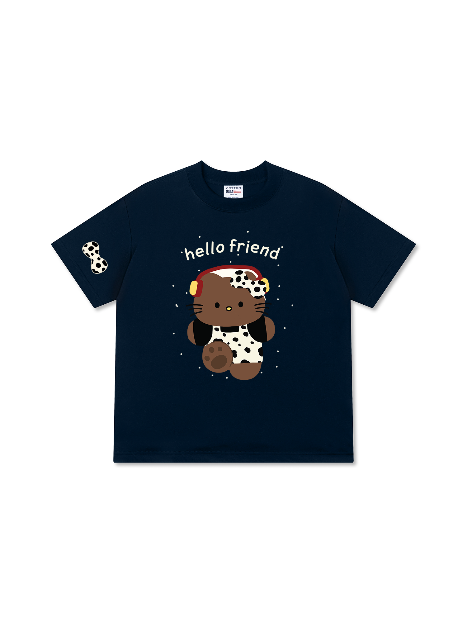 Áo Thun Relaxed Fit Soft Paw Hello Friend