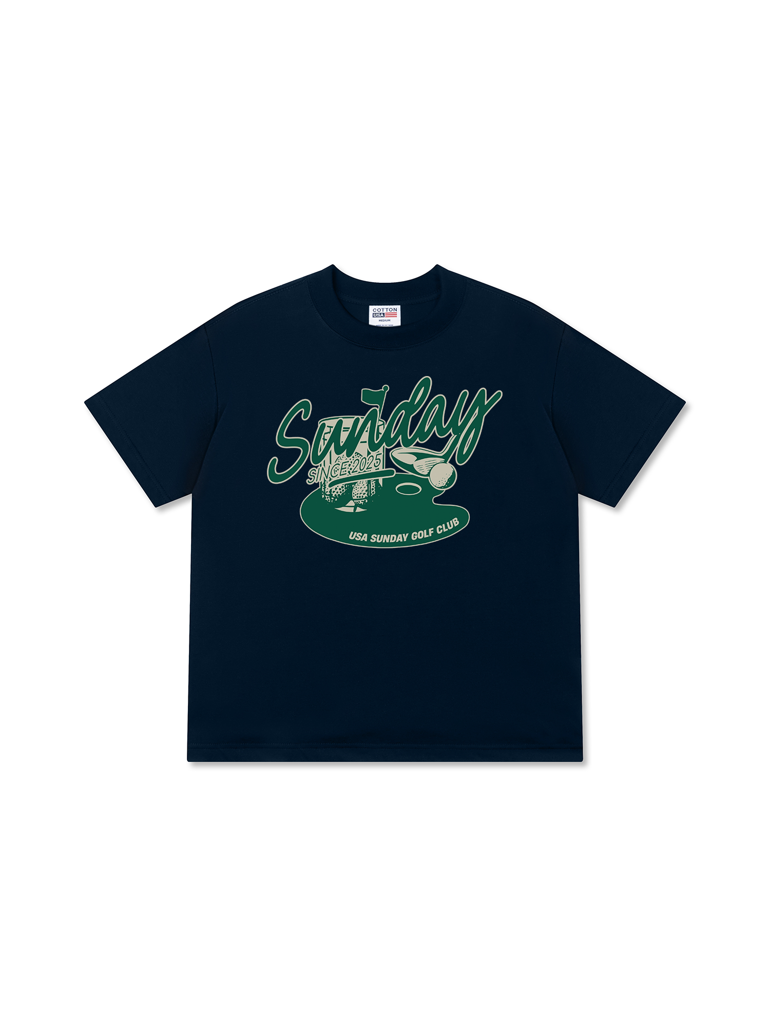 Áo Thun Relaxed Fit Golf USA Sunday Club