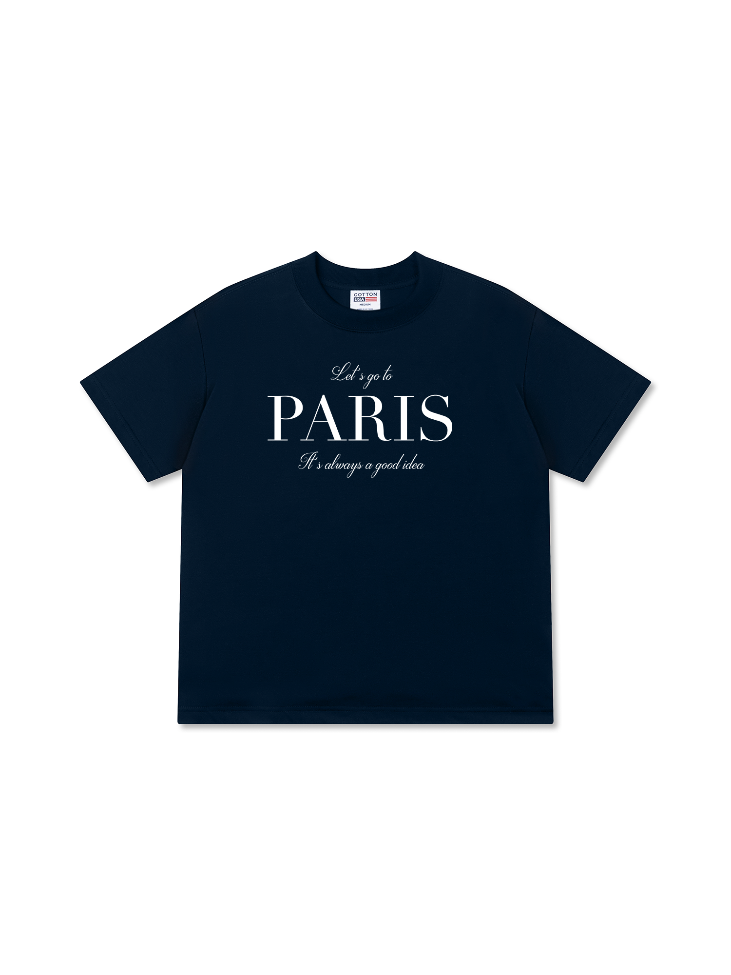 Áo Thun Relaxed Fit City Let's go to Paris