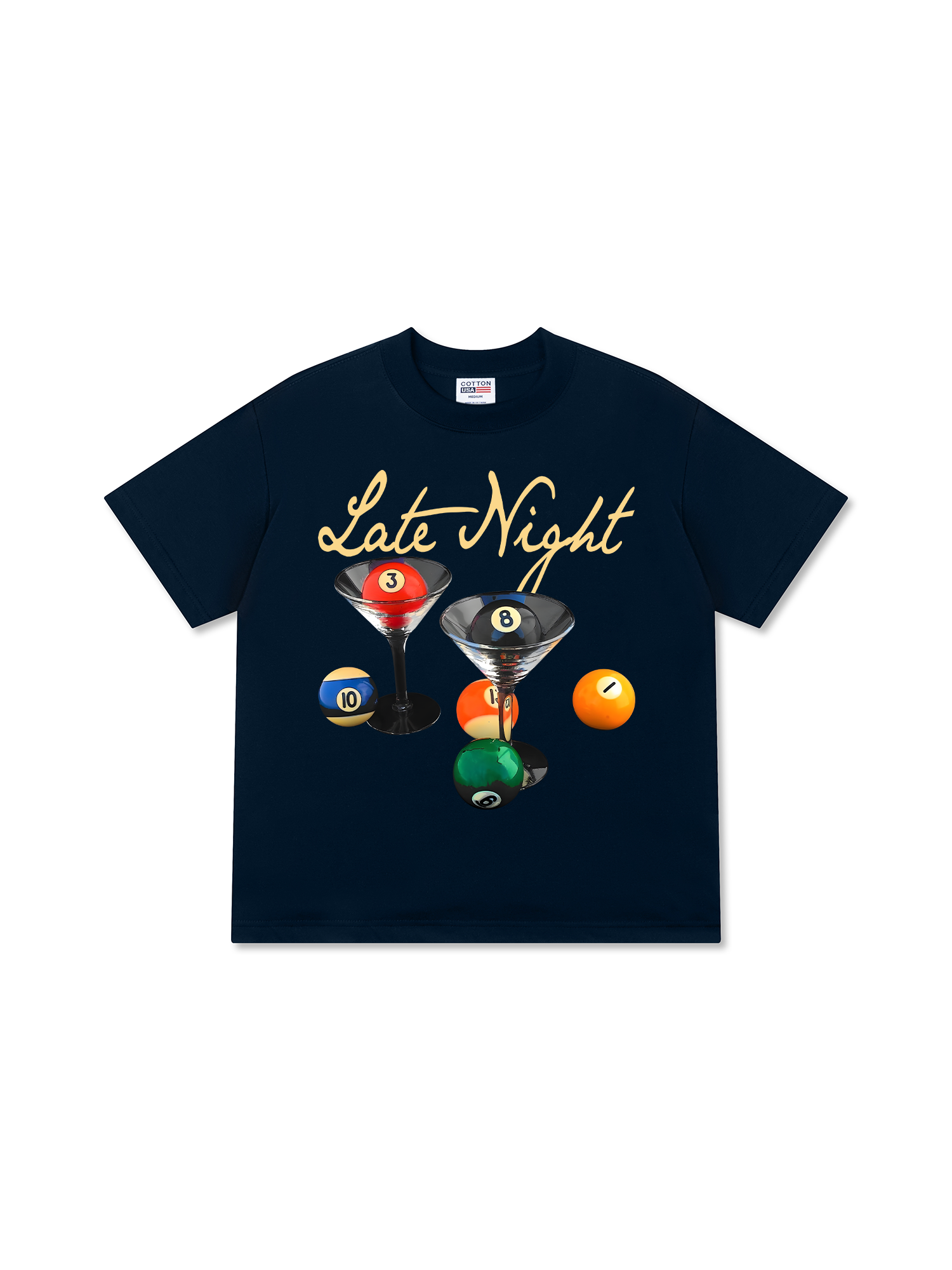 Áo Thun Relaxed Fit Billiards Late Night