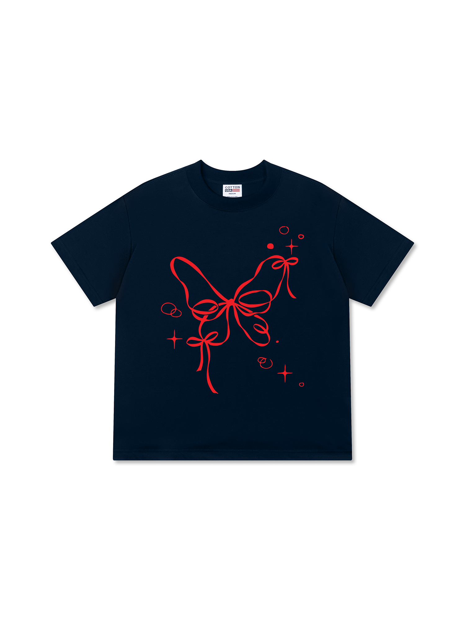 Áo Thun Relaxed Fit Butterfly Ribbon