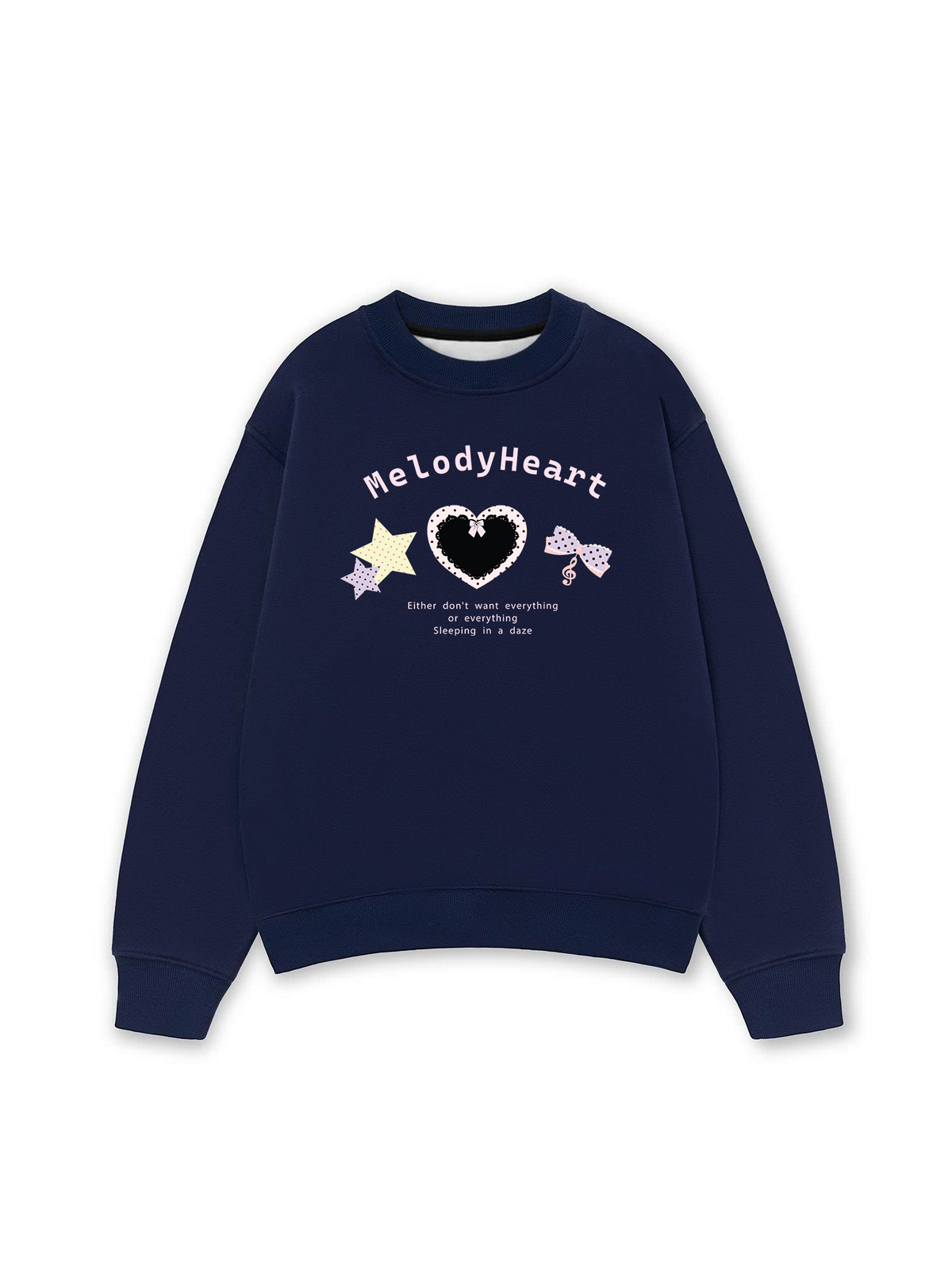 Áo Sweater Nỉ Hai Da Dotty Mood Cherry Diary
