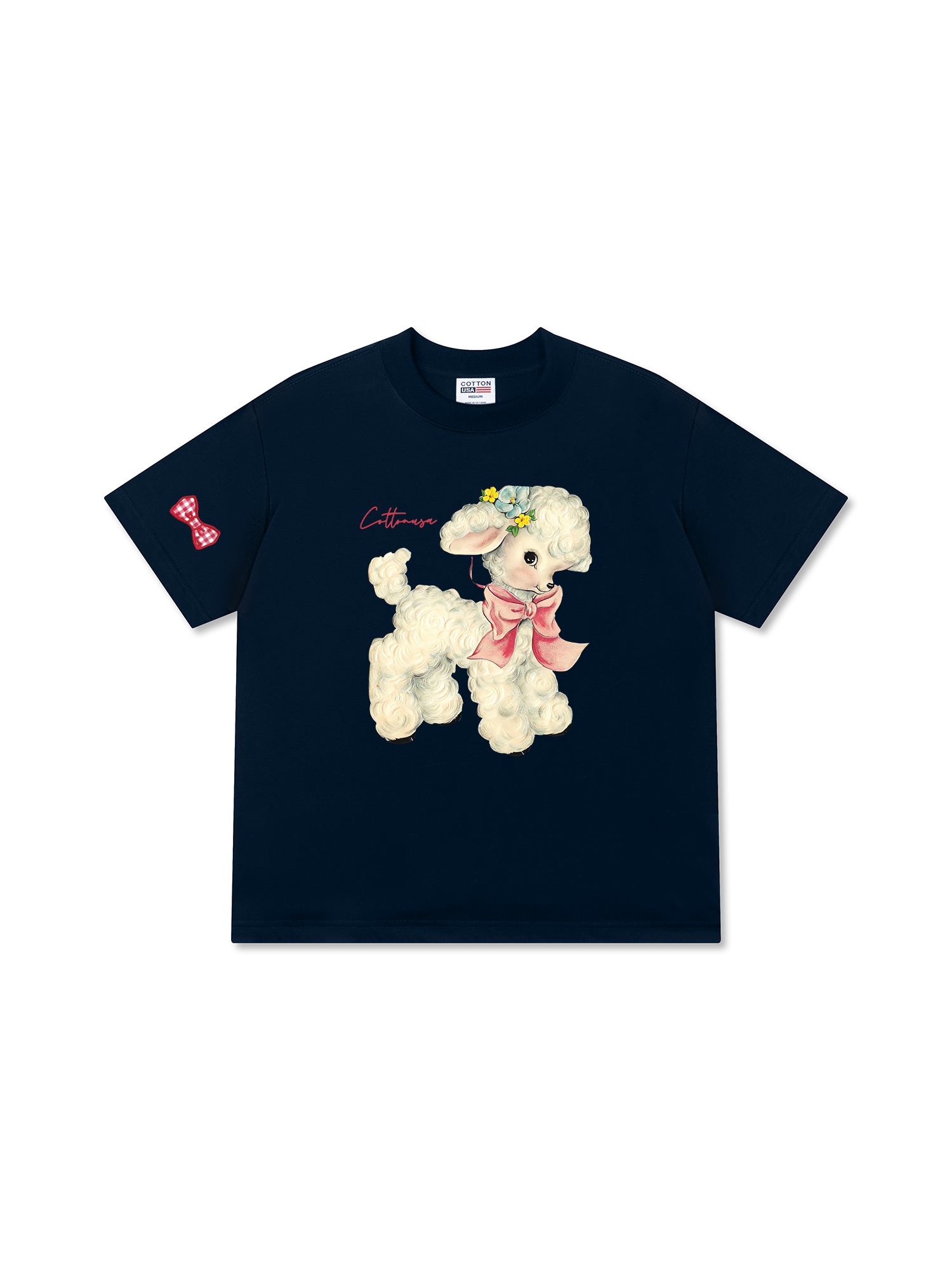 Áo Thun Relaxed Fit Soff Paw Cute Sheep