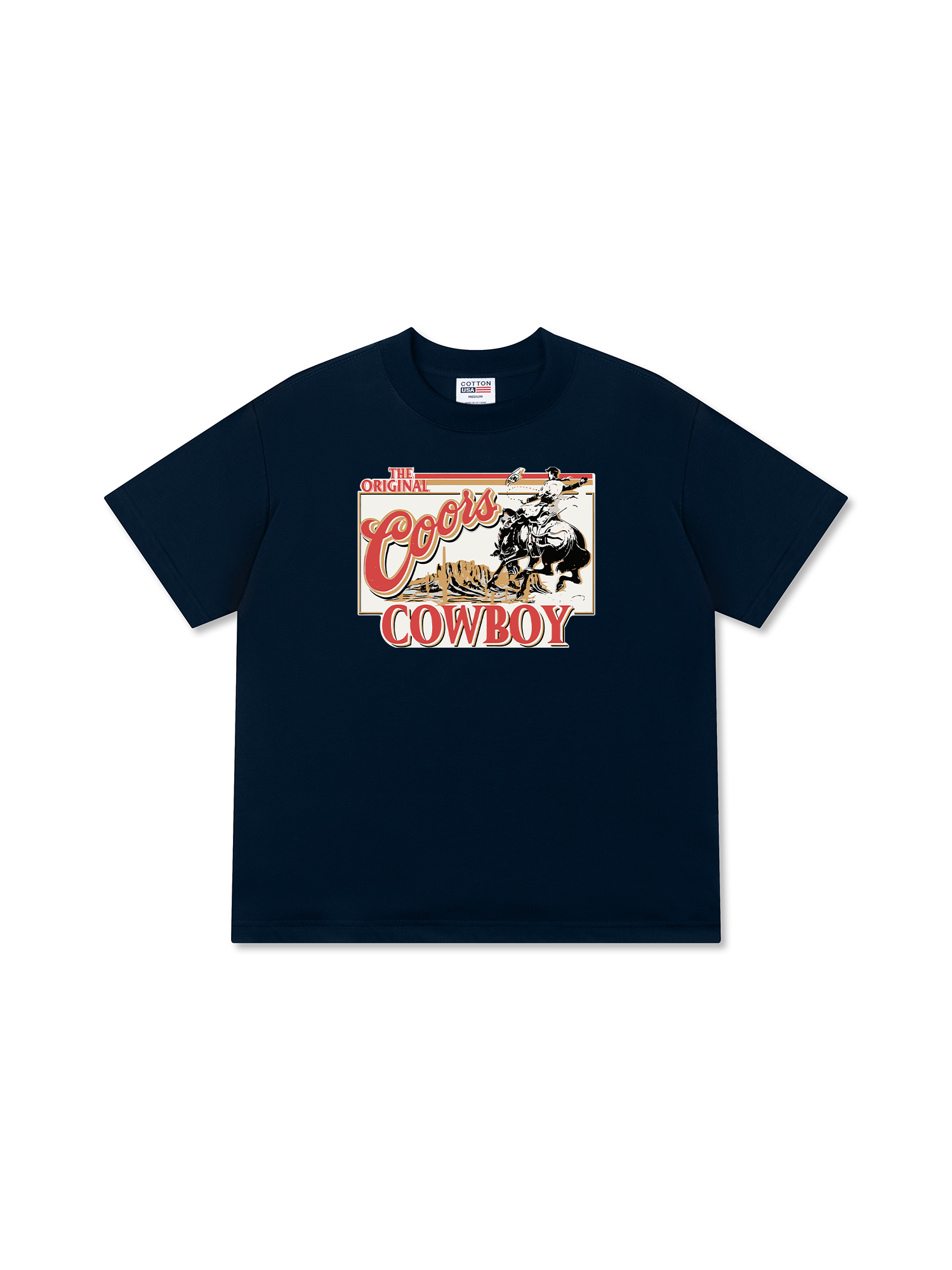 Áo Thun Relaxed Fit Marlboro Original Coors Cowboy