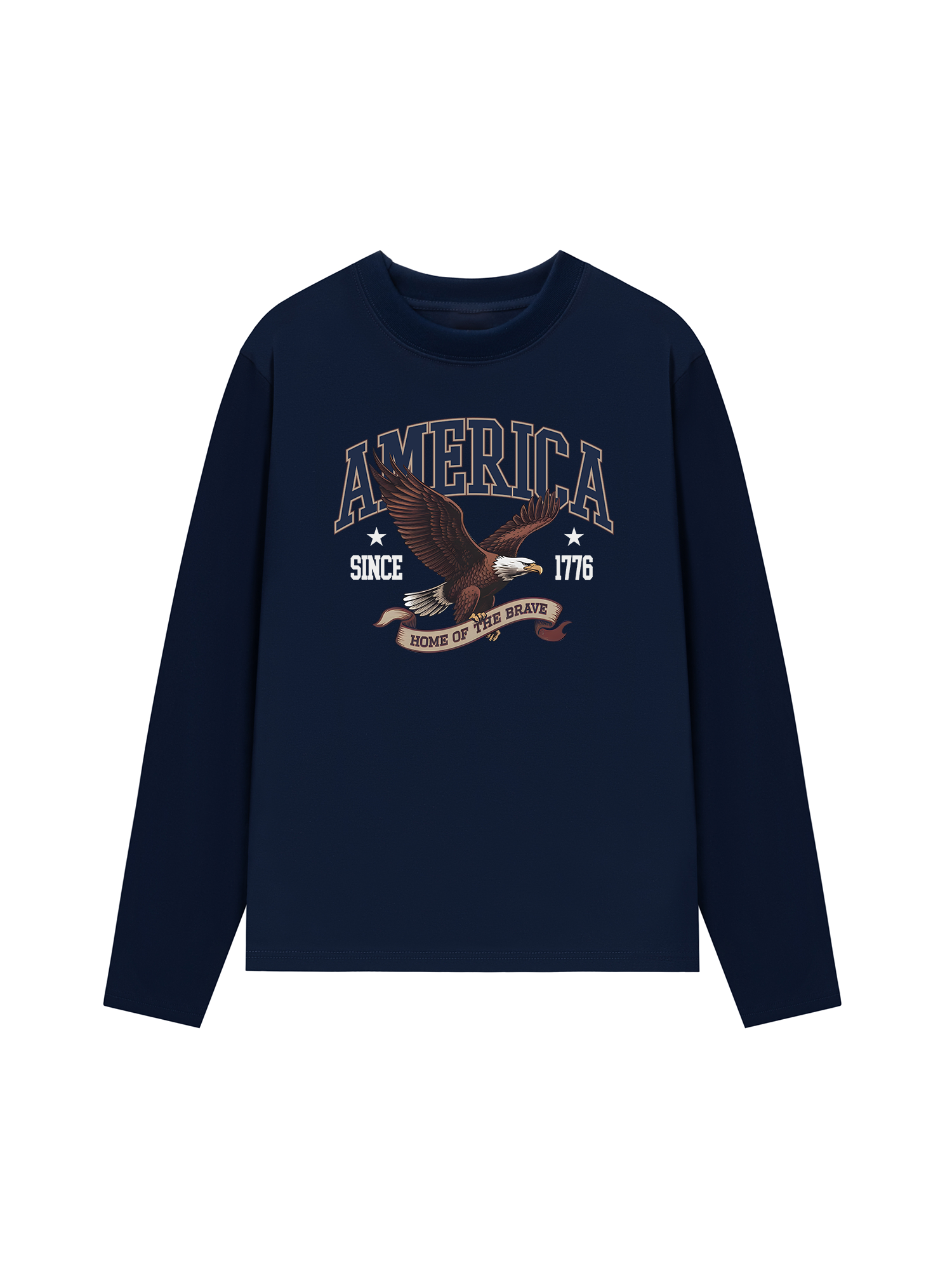 Áo Thun Dài Tay USA Home Of The Brave