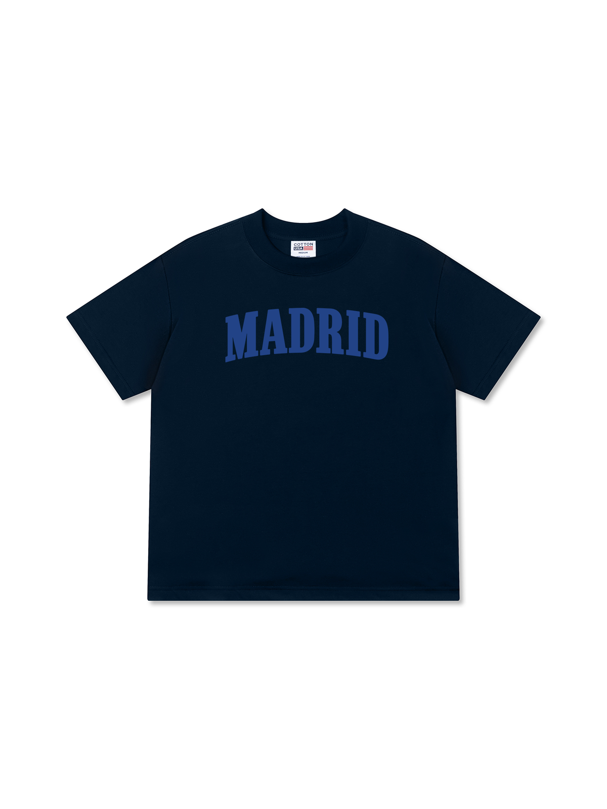 Áo Thun Relaxed Fit Basic Blue Madrid