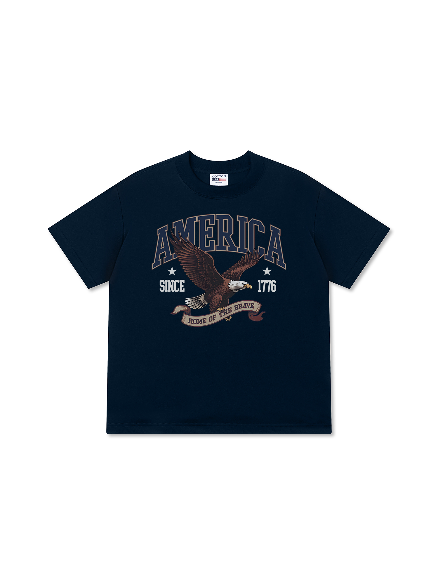 Áo Thun Relaxed Fit USA Home Of The Brave