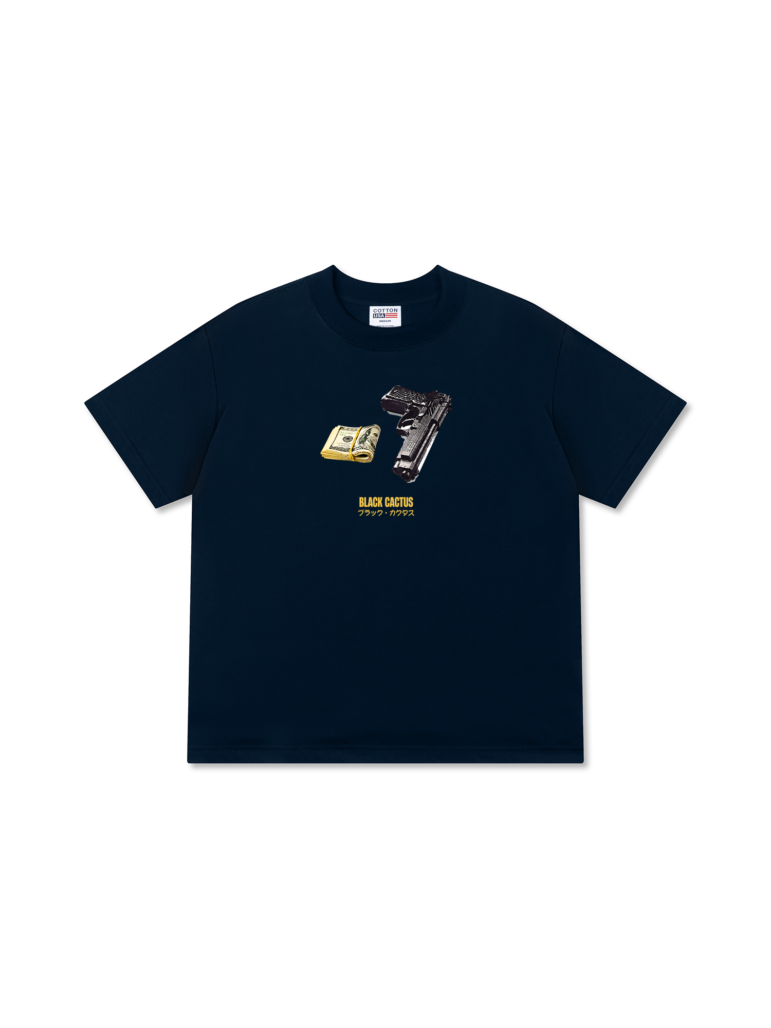 Áo Thun Relaxed Fit Black Cactus