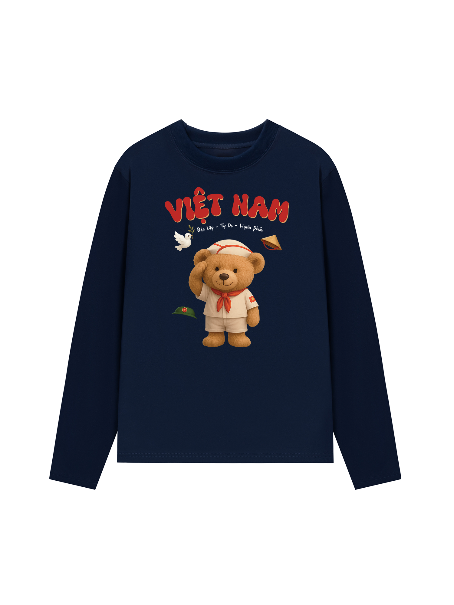 Áo Thun Dài Tay Việt Nam Teddy