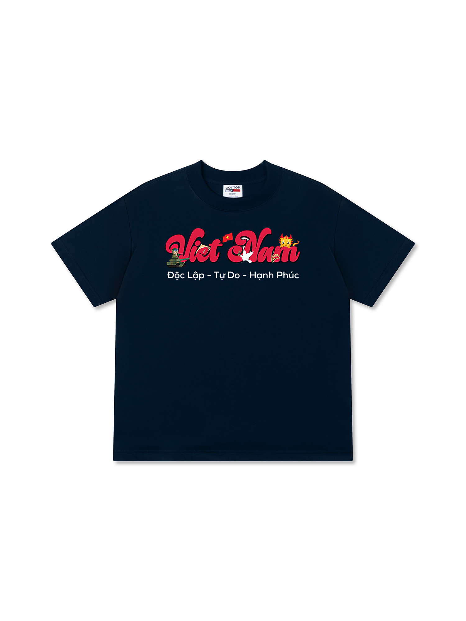 Áo Thun Relaxed Fit Việt Nam Tự Do