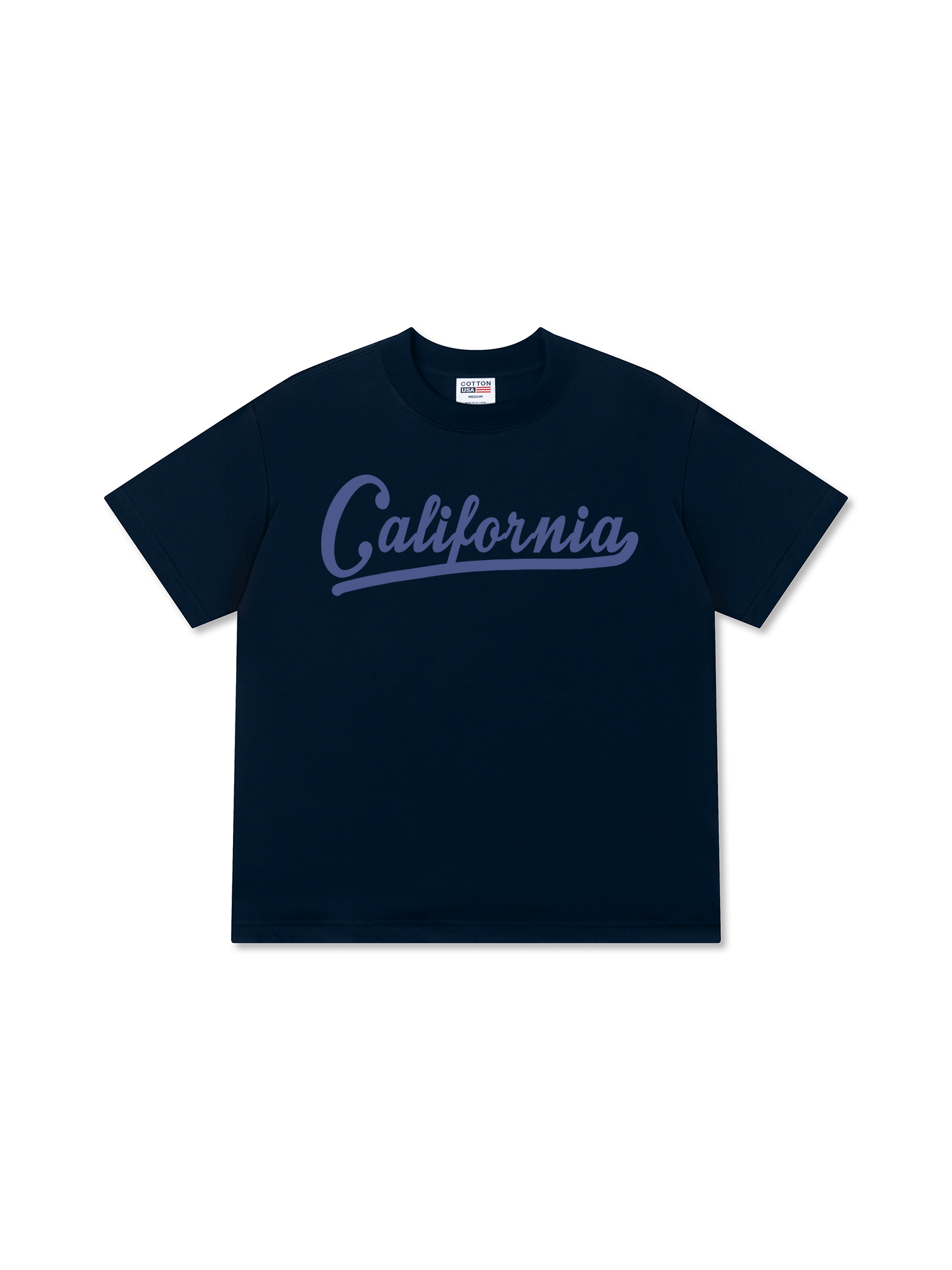 Áo Thun Relaxed Fit USA Califorinia Blue