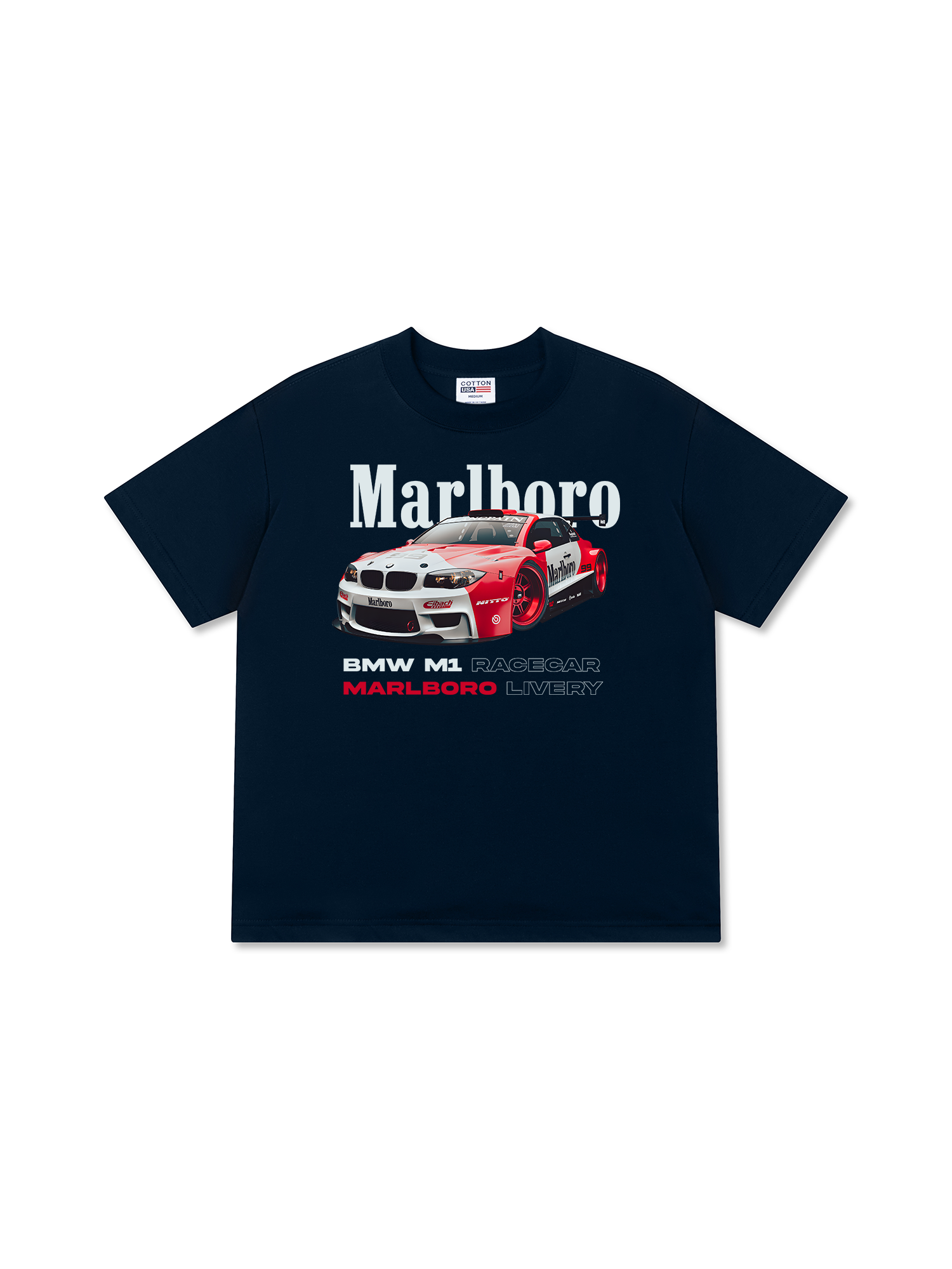 Áo Thun Relaxed Fit Marlboro BMW M1 Race Car