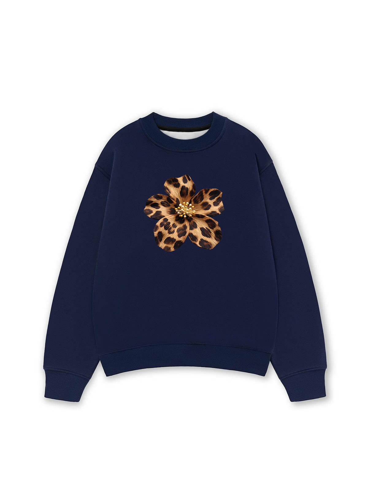 Áo Sweater Nỉ Hai Da Urban Leopard Safari Spotted Petals